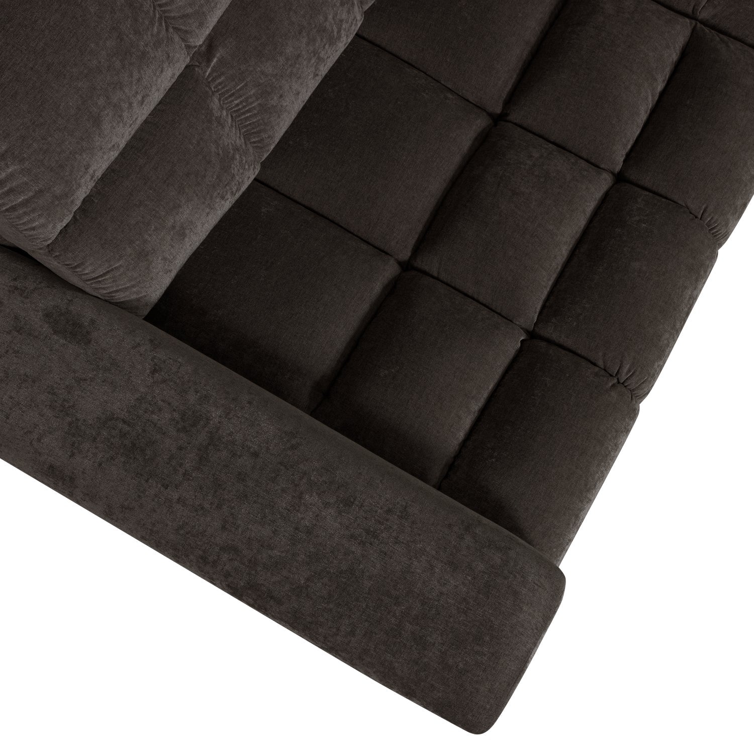 Rohová pohovka pravostranná SECOND DATE antracitová