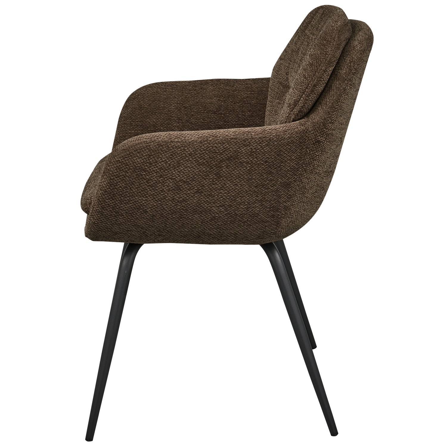 RUNA Chair brown chenille