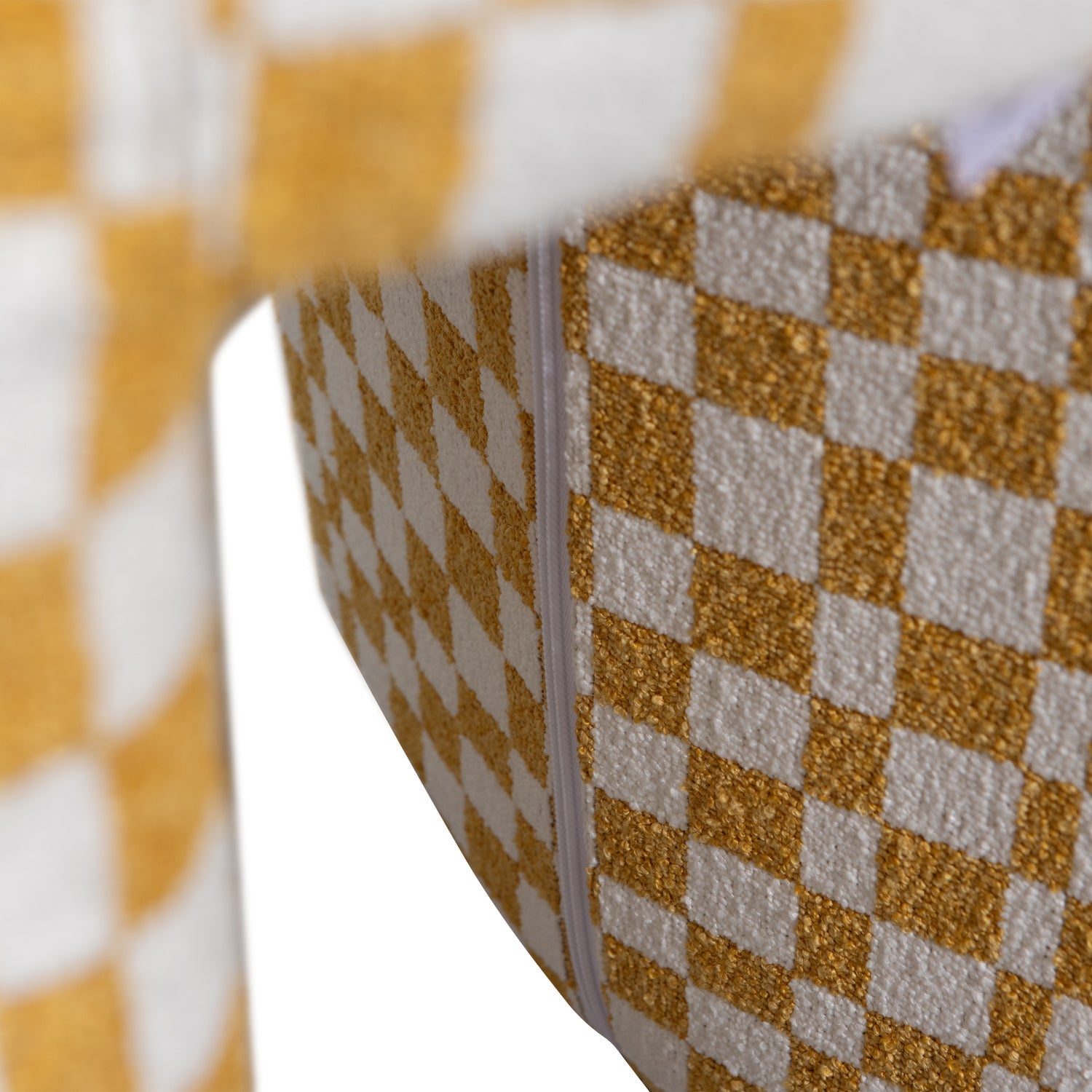 Charlie stool cream with yellow