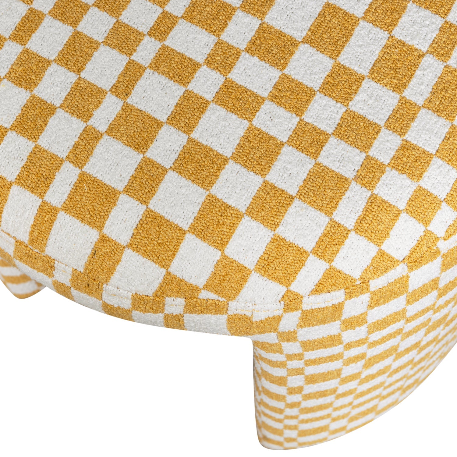 Charlie stool cream with yellow