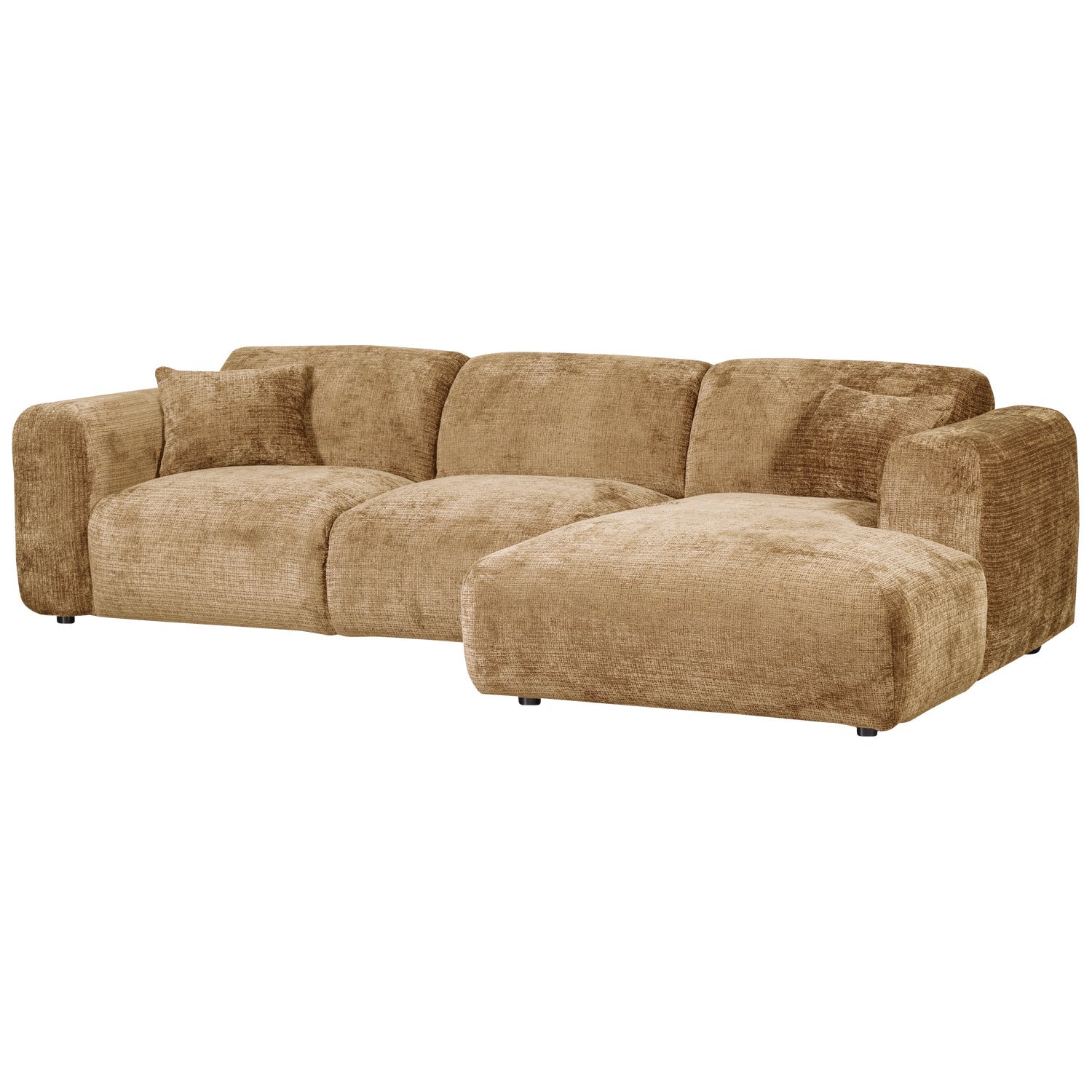 Right-hand modular corner sofa CLOUD honey