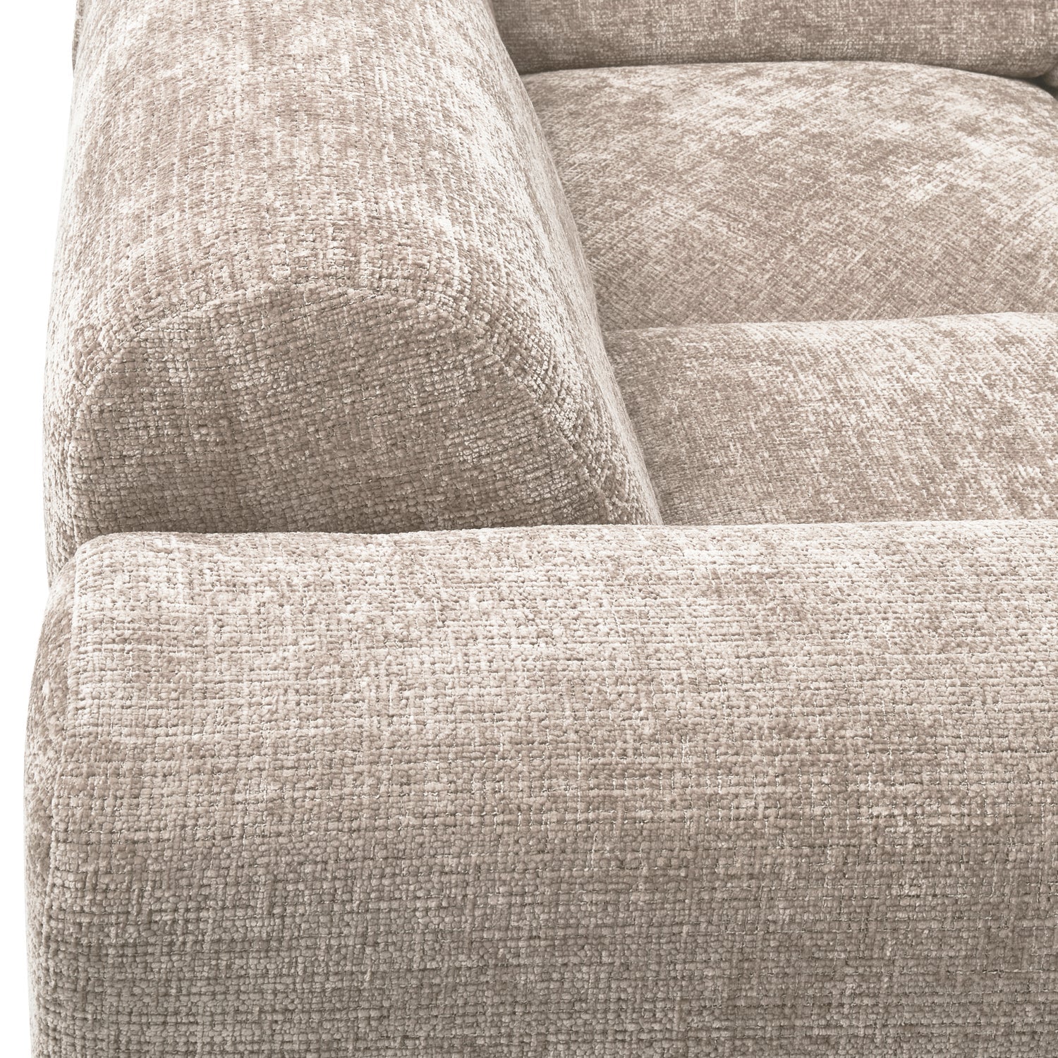 Left-facing panoramic corner sofa CLOUD in beige