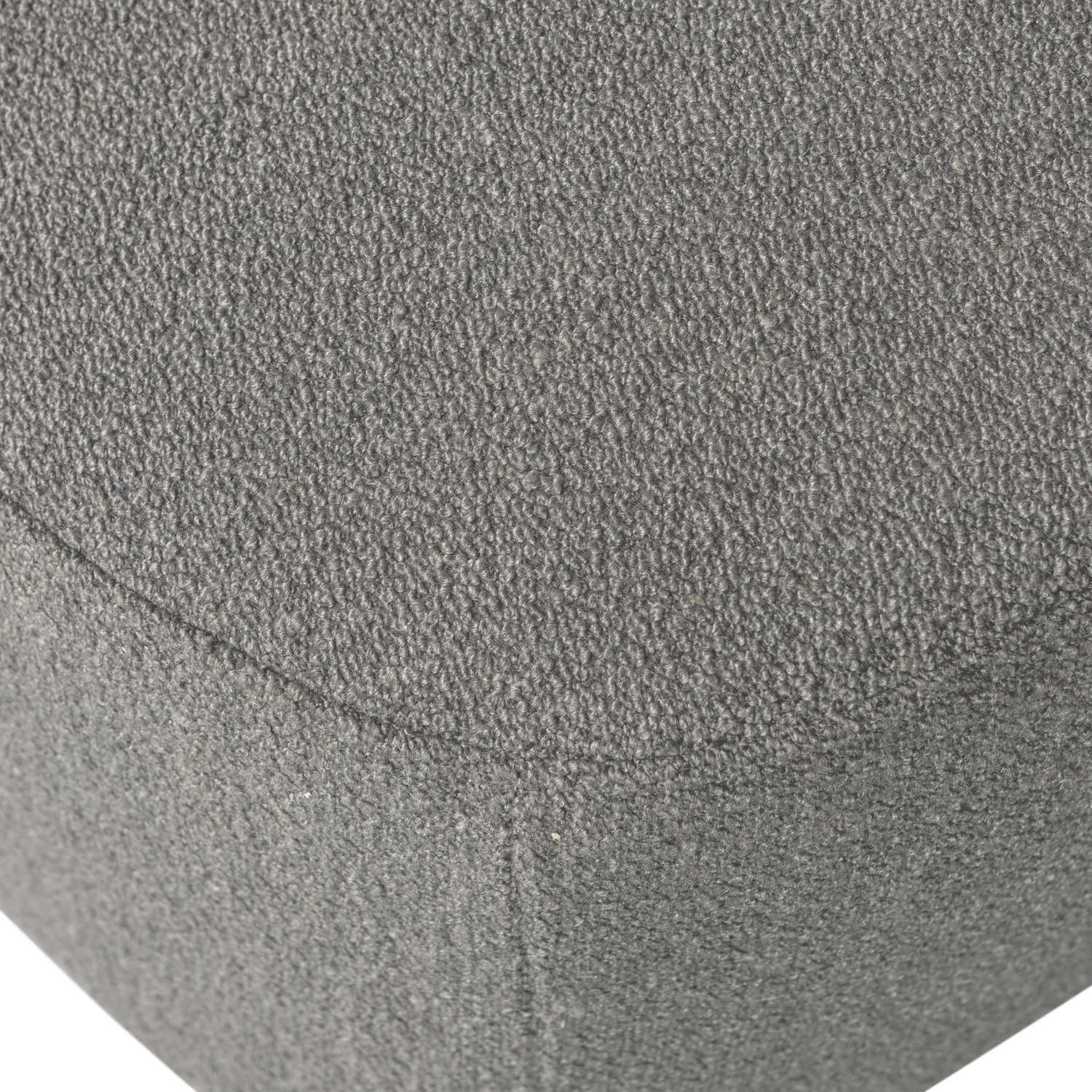 Puf LOFTY šedý bouclé