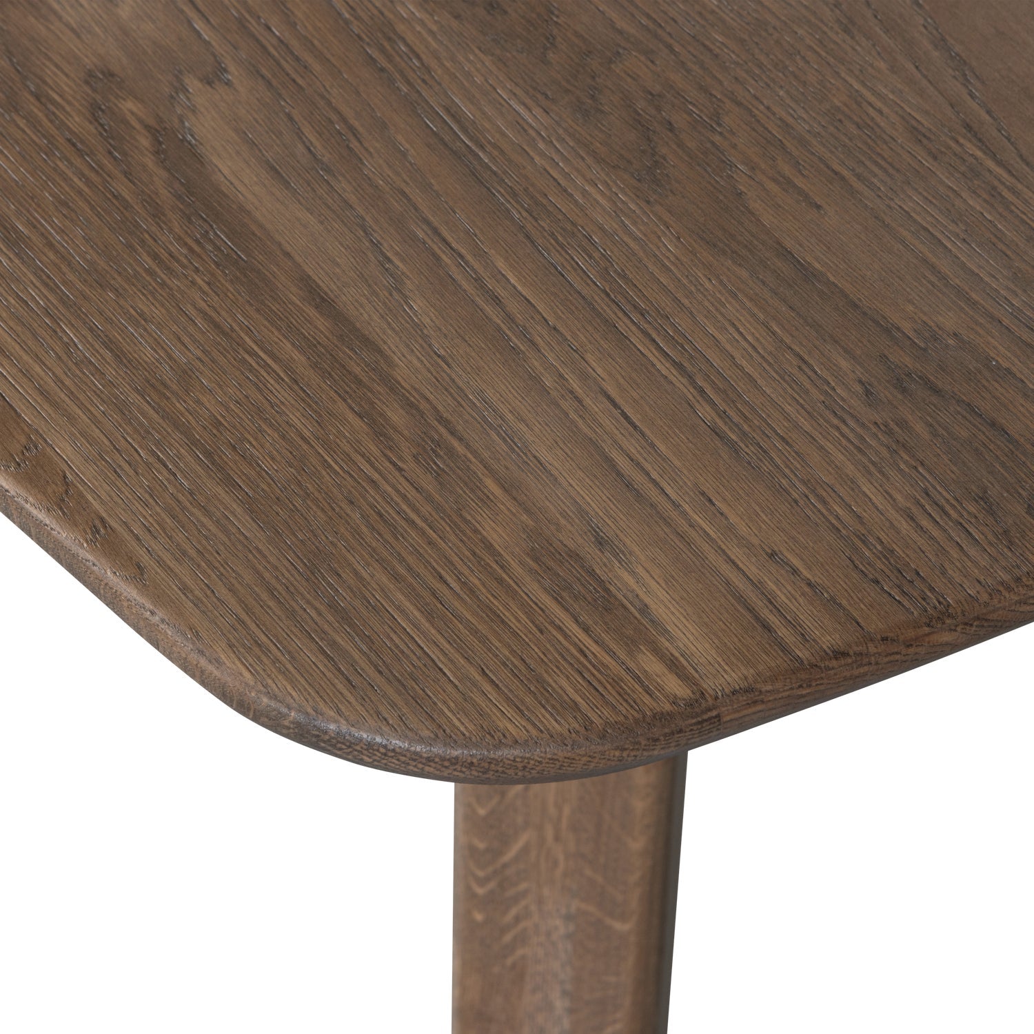 Brown oval table TABLO