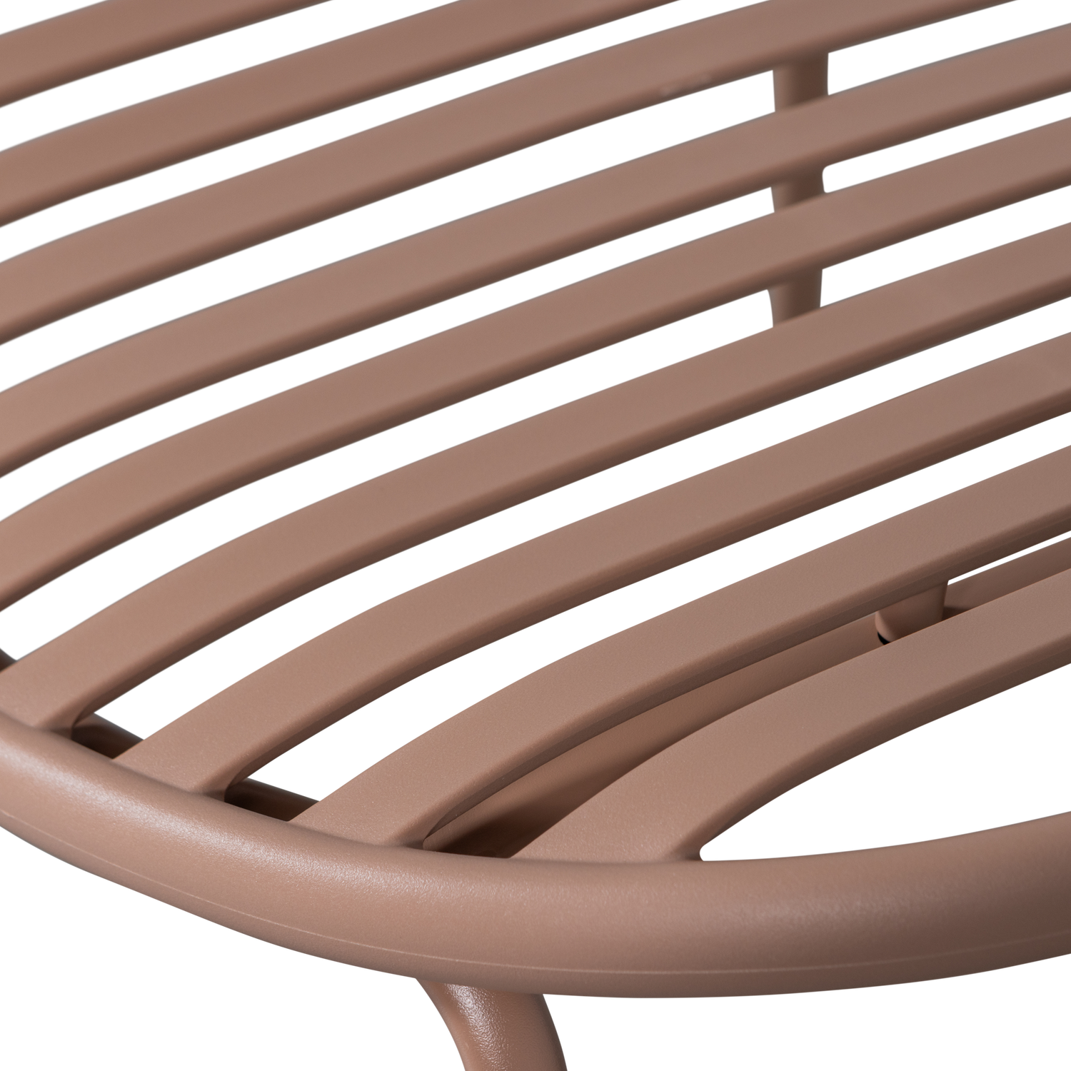 Záhradné kreslo s podnožkou BRUCE lososové