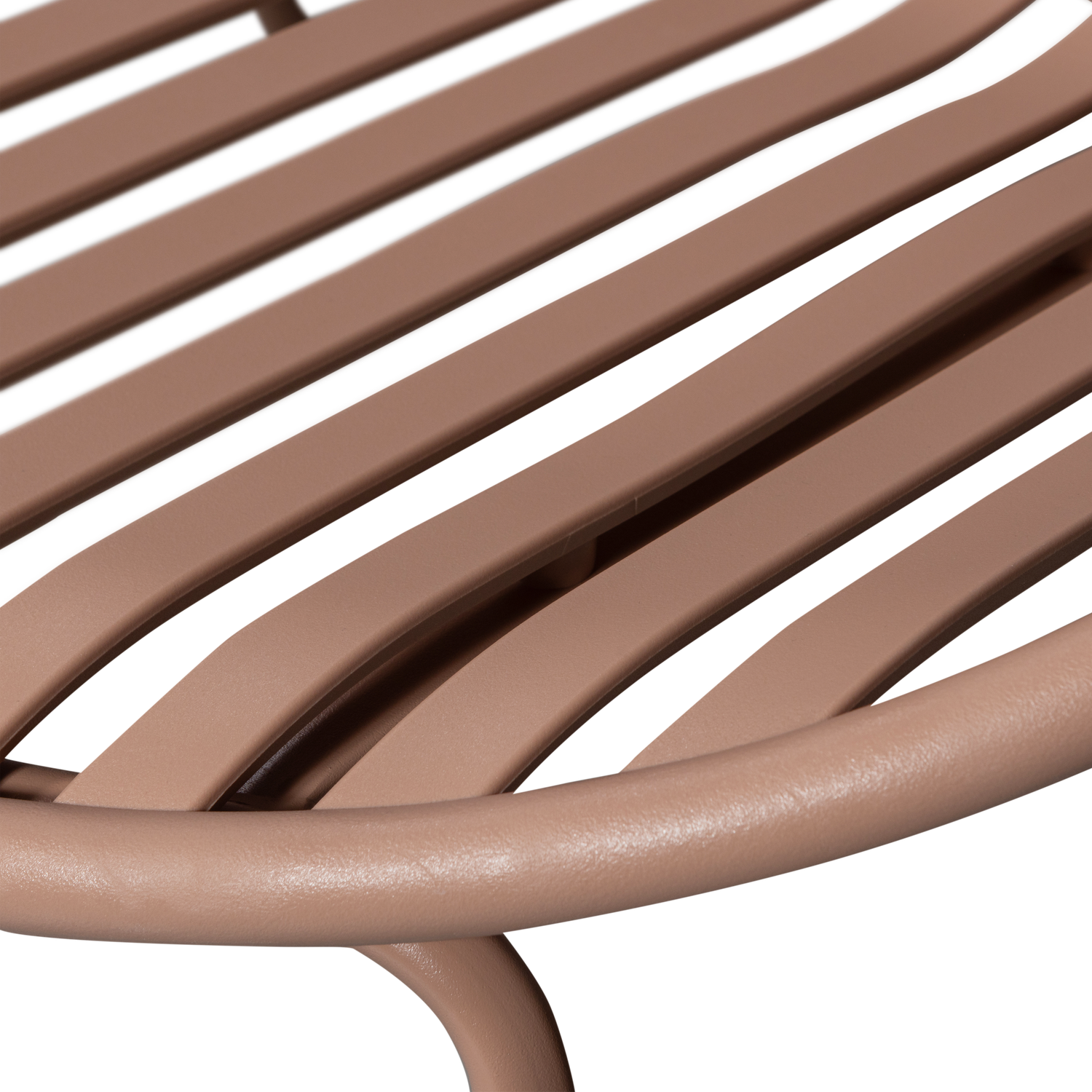 Záhradné kreslo s podnožkou BRUCE lososové