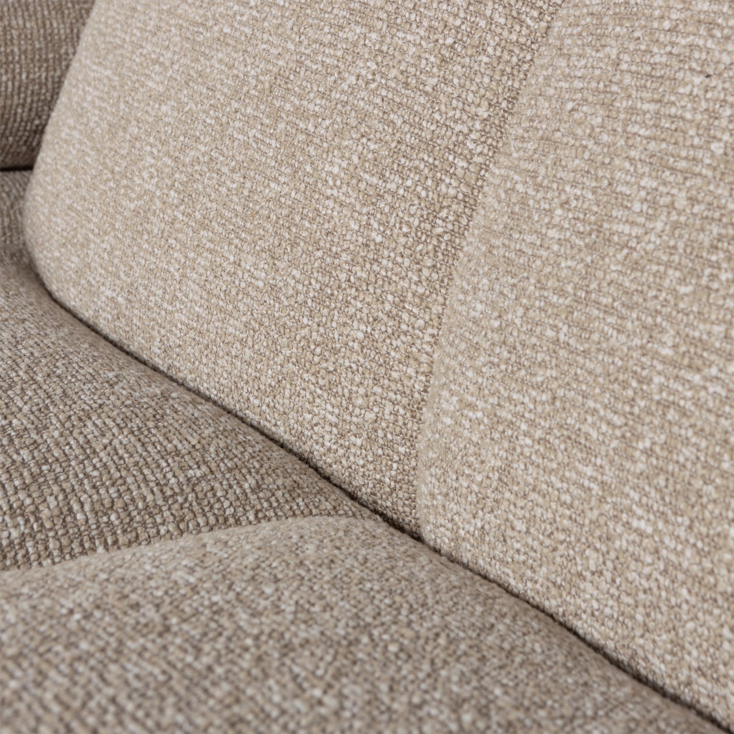 MOJO modular sofa - 1.5-seater left-sided beige mélange bouclé element