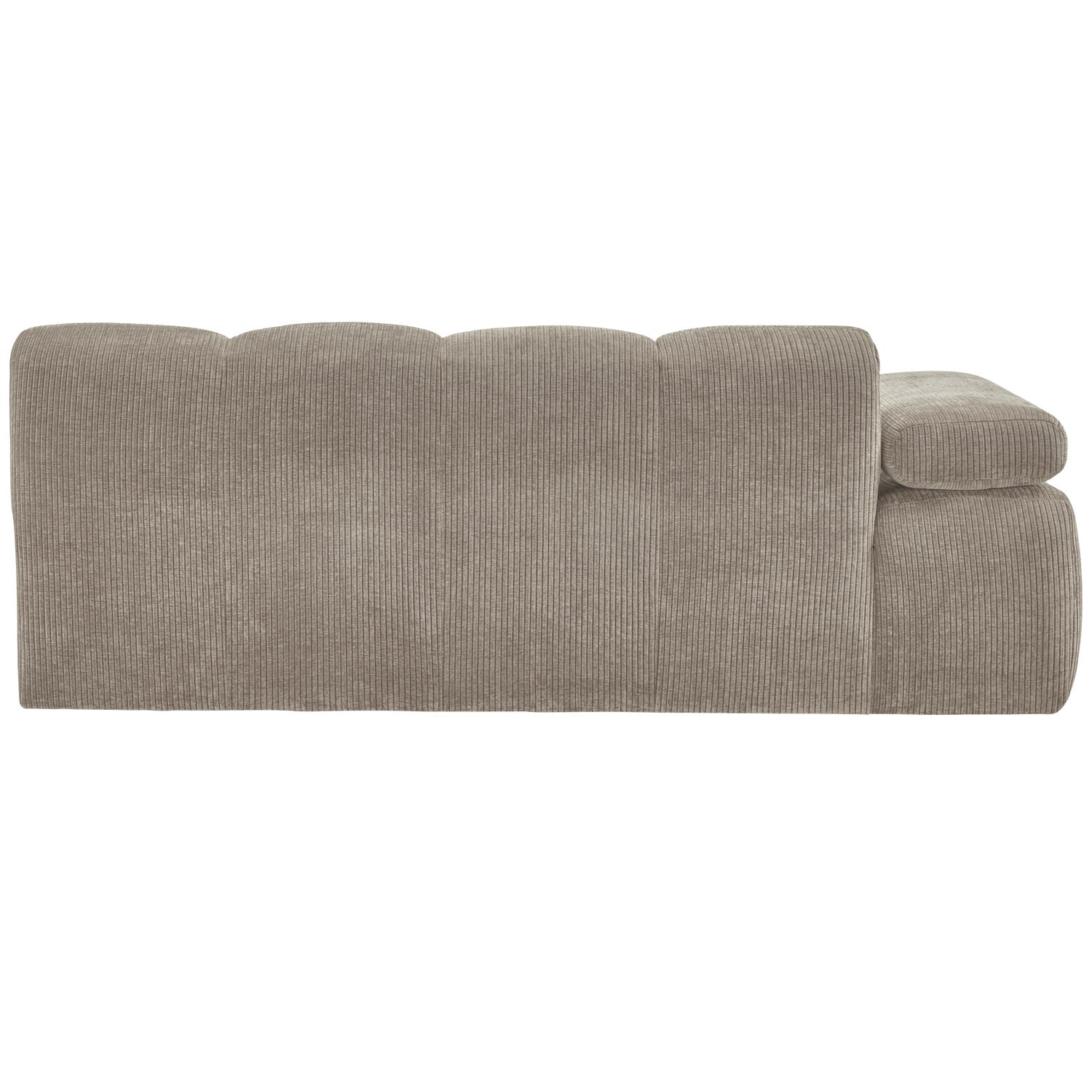 MOJO modular sofa - left-sided 2-seater dark sandy corduroy element
