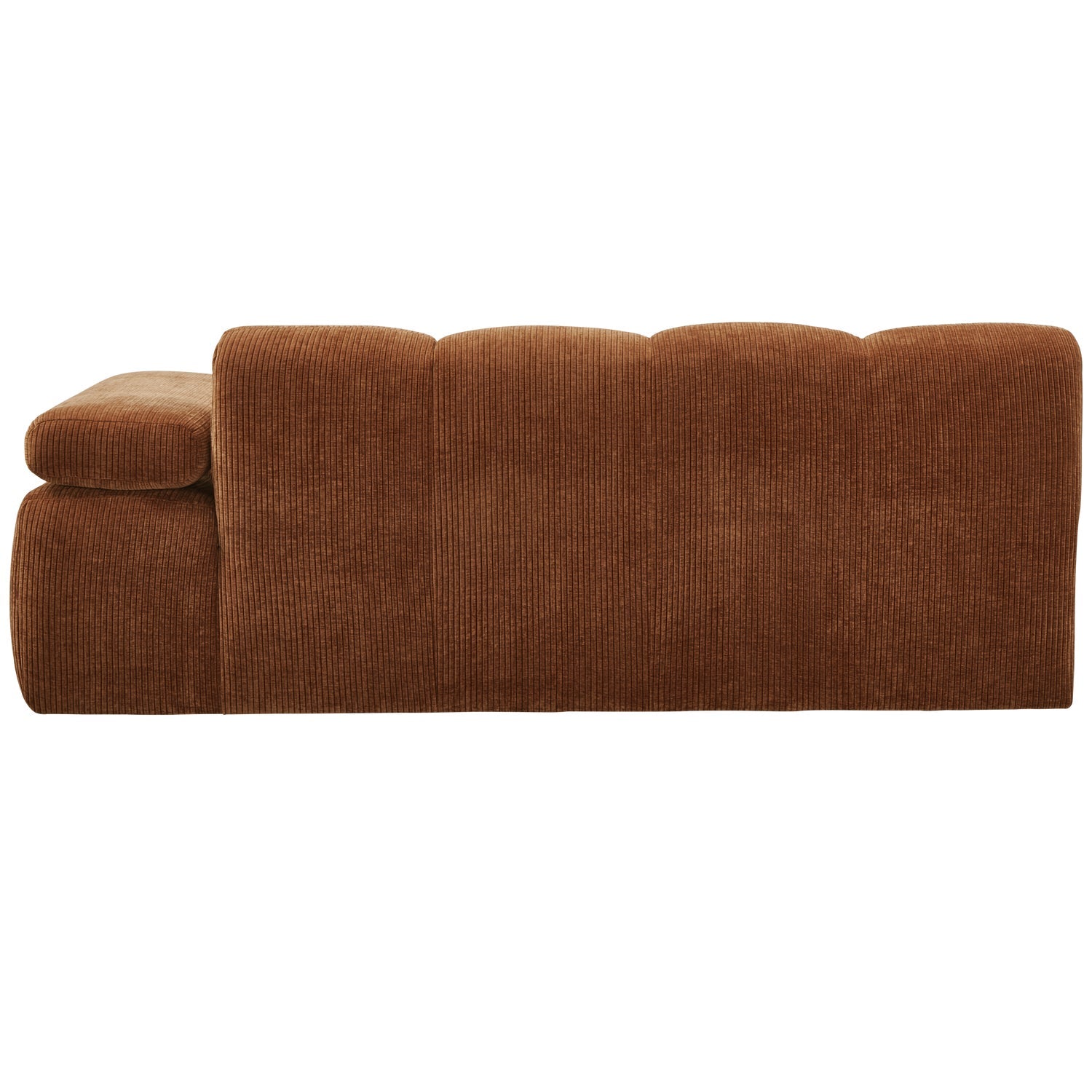 MOJO modular sofa - right-facing 2-seater brown corduroy element