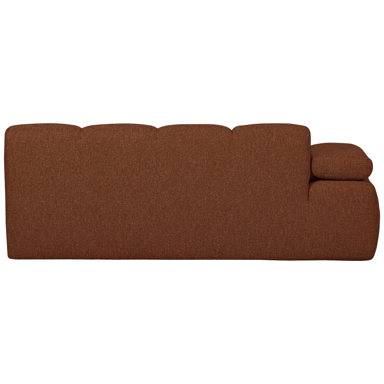 MOJO Modular Sofa - Left-Facing 2-Seater in Rusty Brown Bouclé