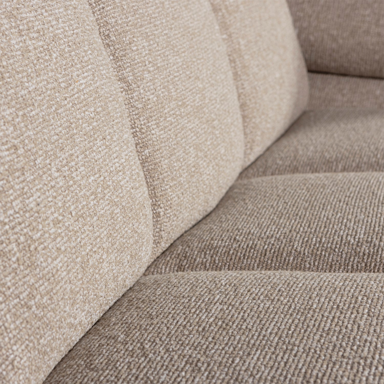 MOJO modular sofa - right-facing 2-seater beige mélange bouclé element
