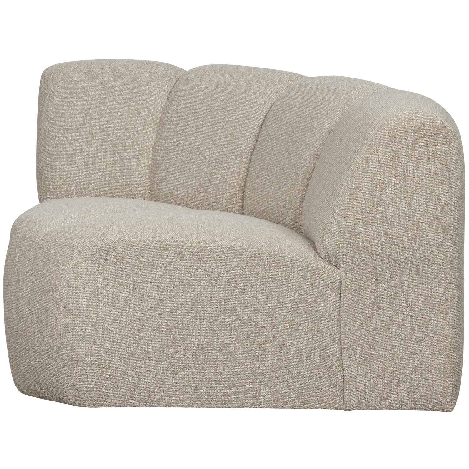 MOJO modular sofa - beige mélange bouclé corner element