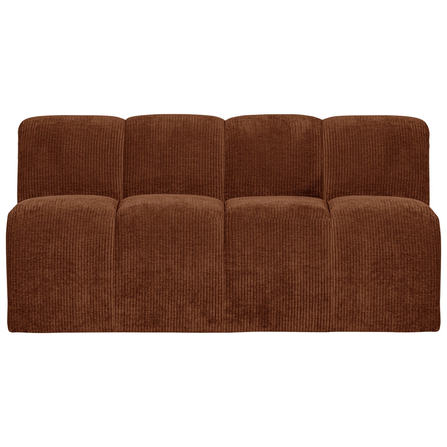 MOJO modular sofa - 3-seater element in brown corduroy