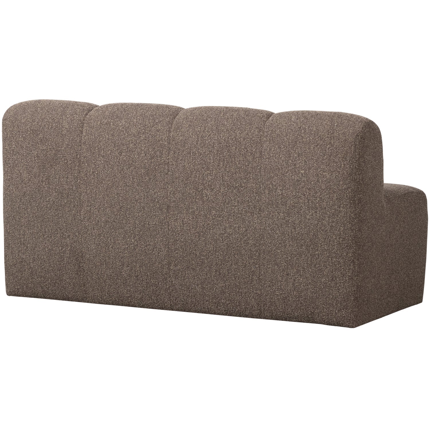 MOJO BENCH Modular Sofa - 3-Seater Brown Bouclé Element