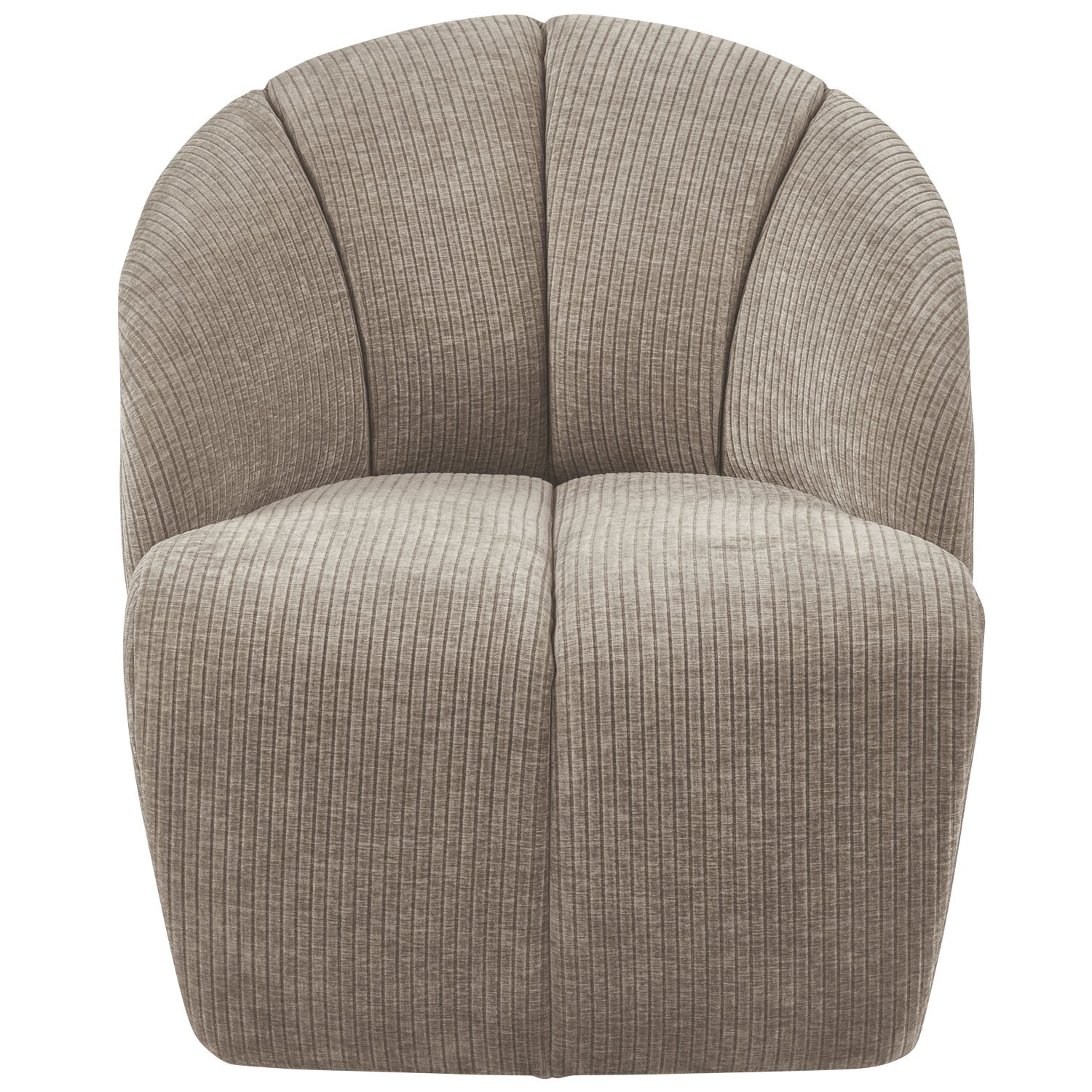 MOJO swivel armchair dark sandy corduroy