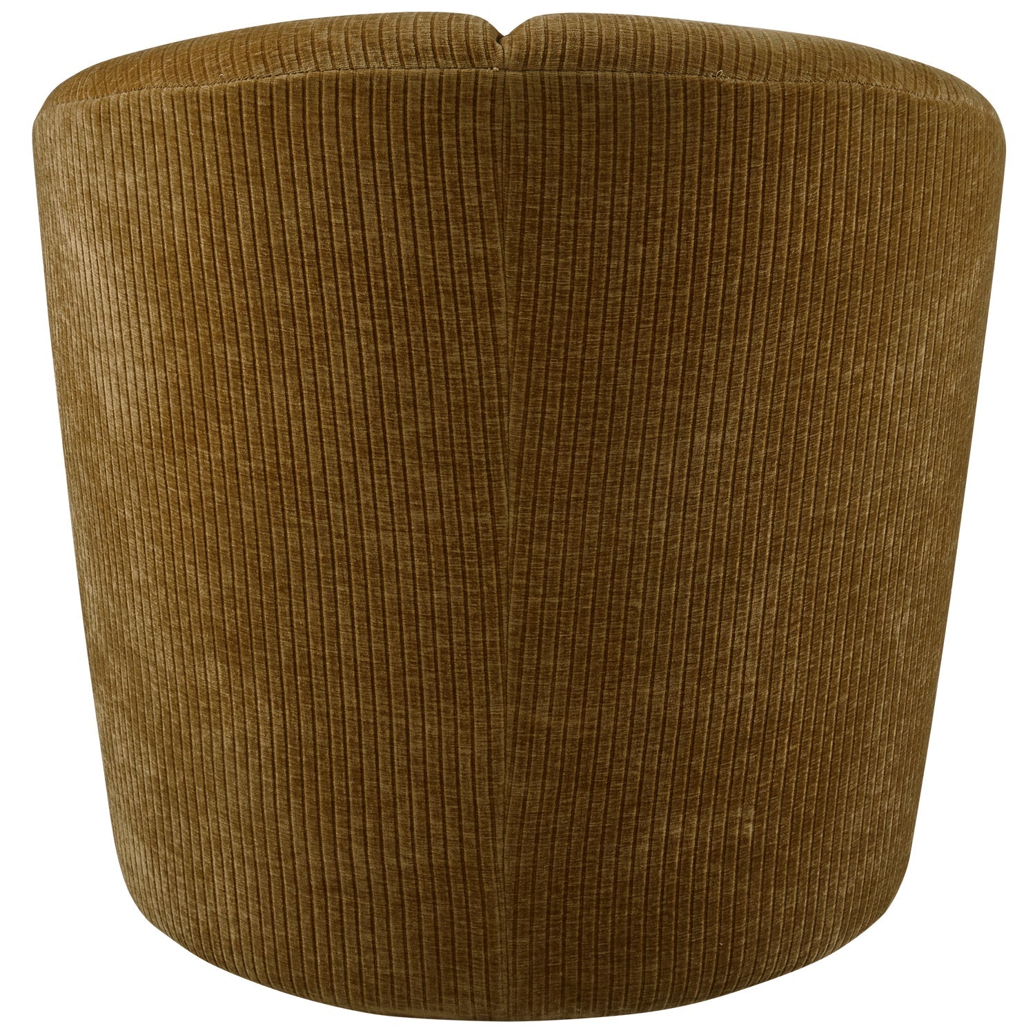 Otočný kreslo MOJO tmavý medový zamat