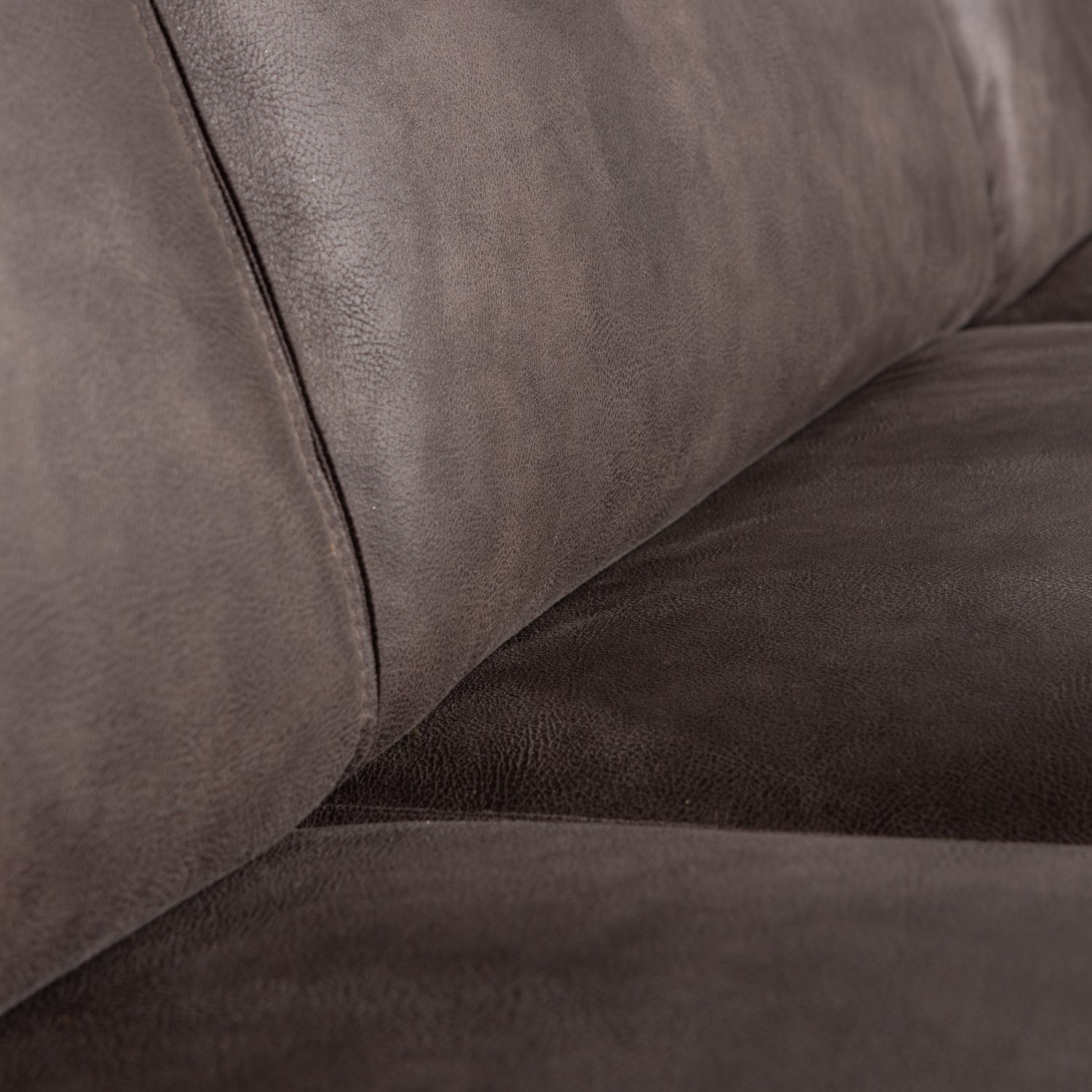 Narożnik prawostronny STATEMENT ciemnoszara skóra