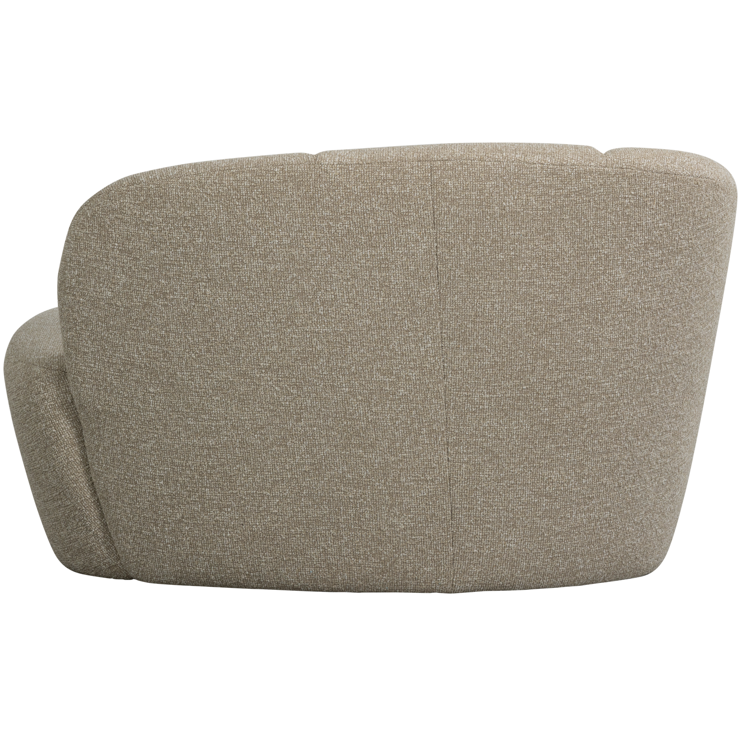 Left-facing 2-seater Sofa MOJO sand mélange boucle