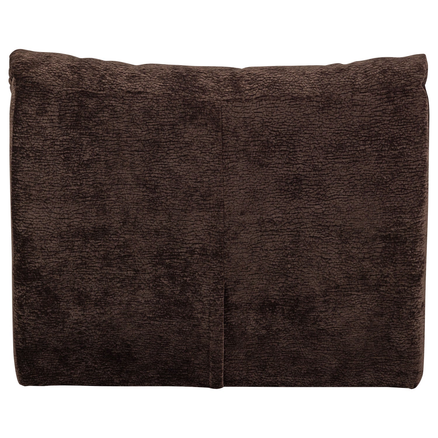 Modulárna pohovka BAGGY - prvok tmavohnedého šenilu