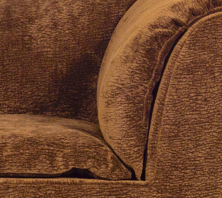 Sofa modulárna BAGGY 3D - rohový prvok hnedý