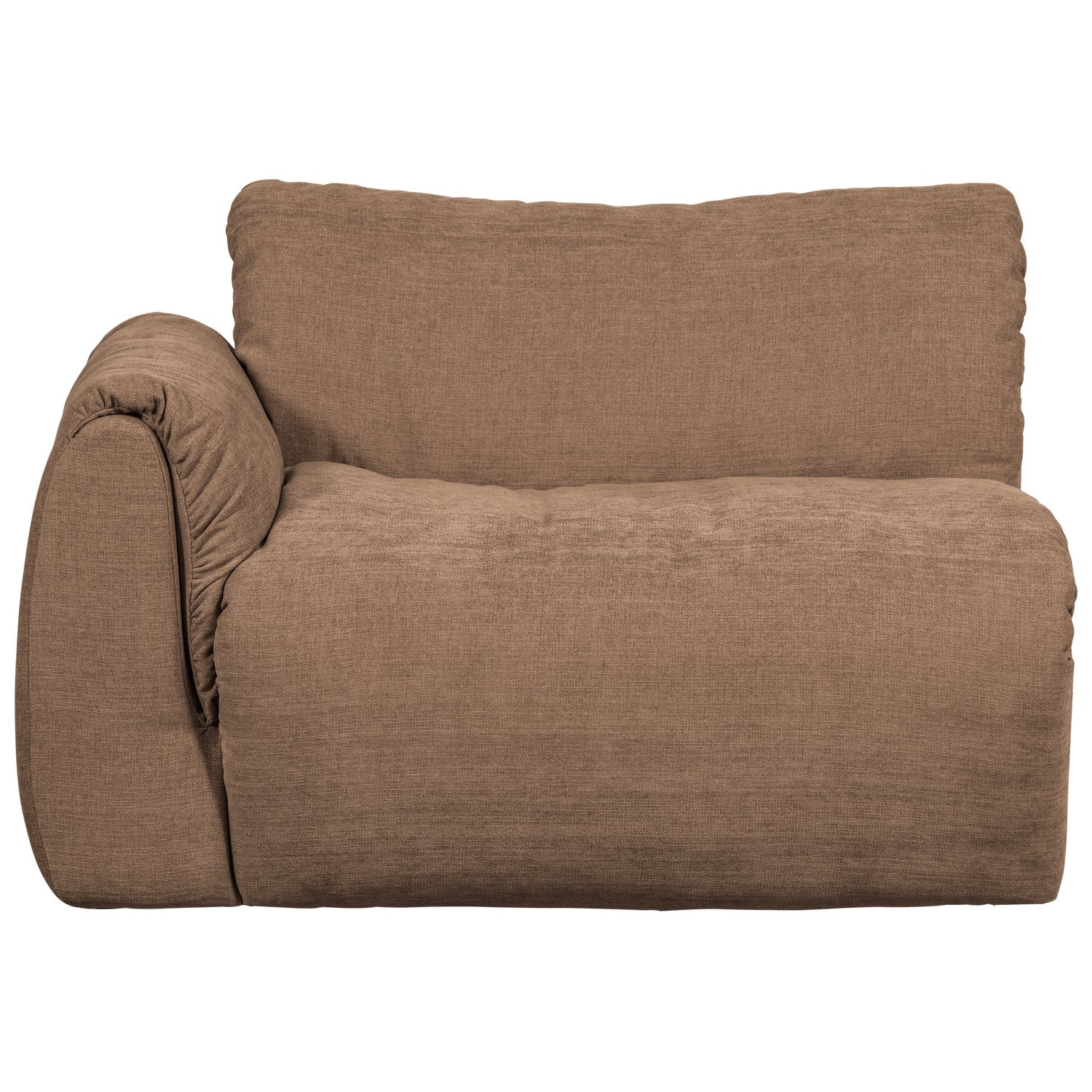 Modular Sofa BAGGY - left element brown