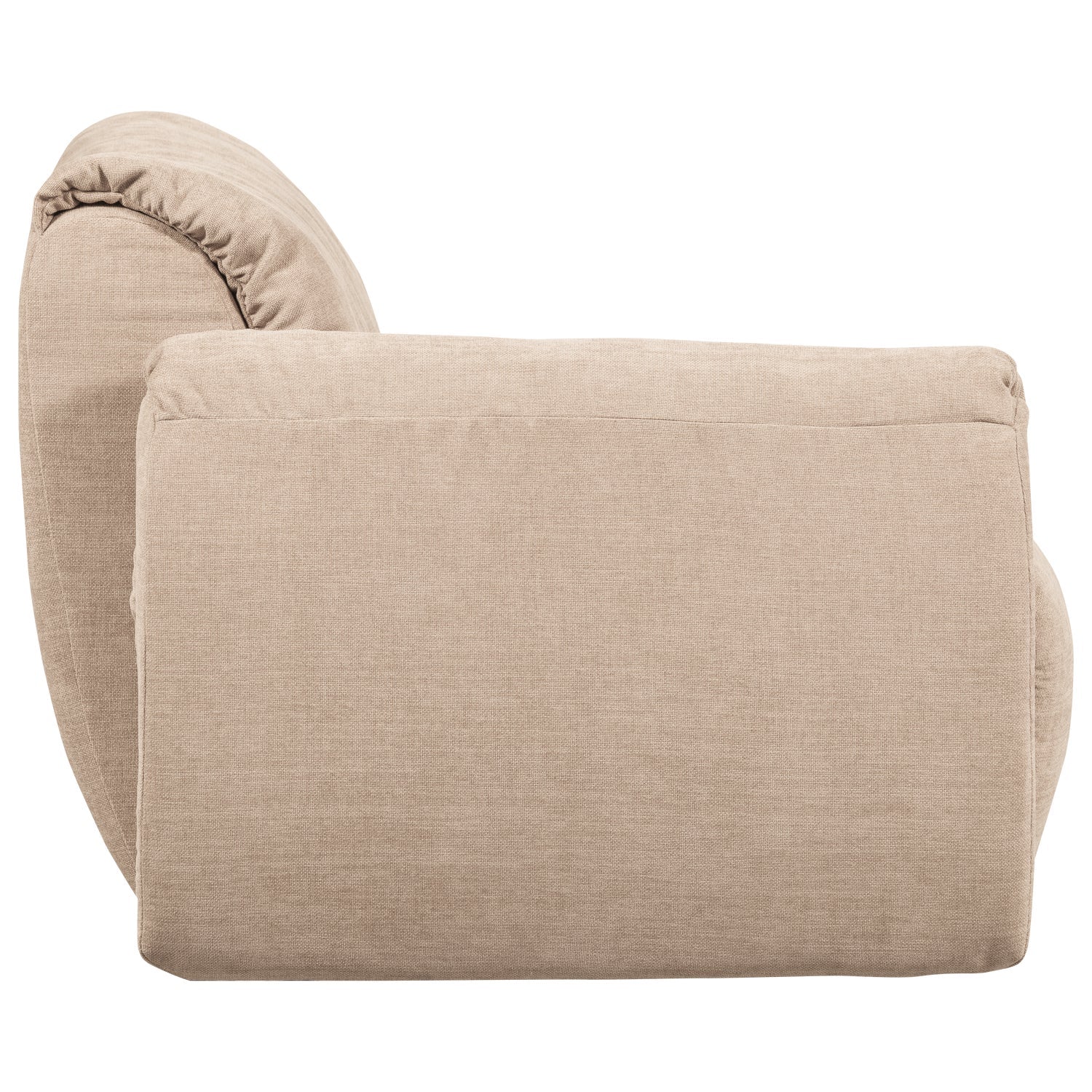 BAGGY modular sofa - left element in sand color