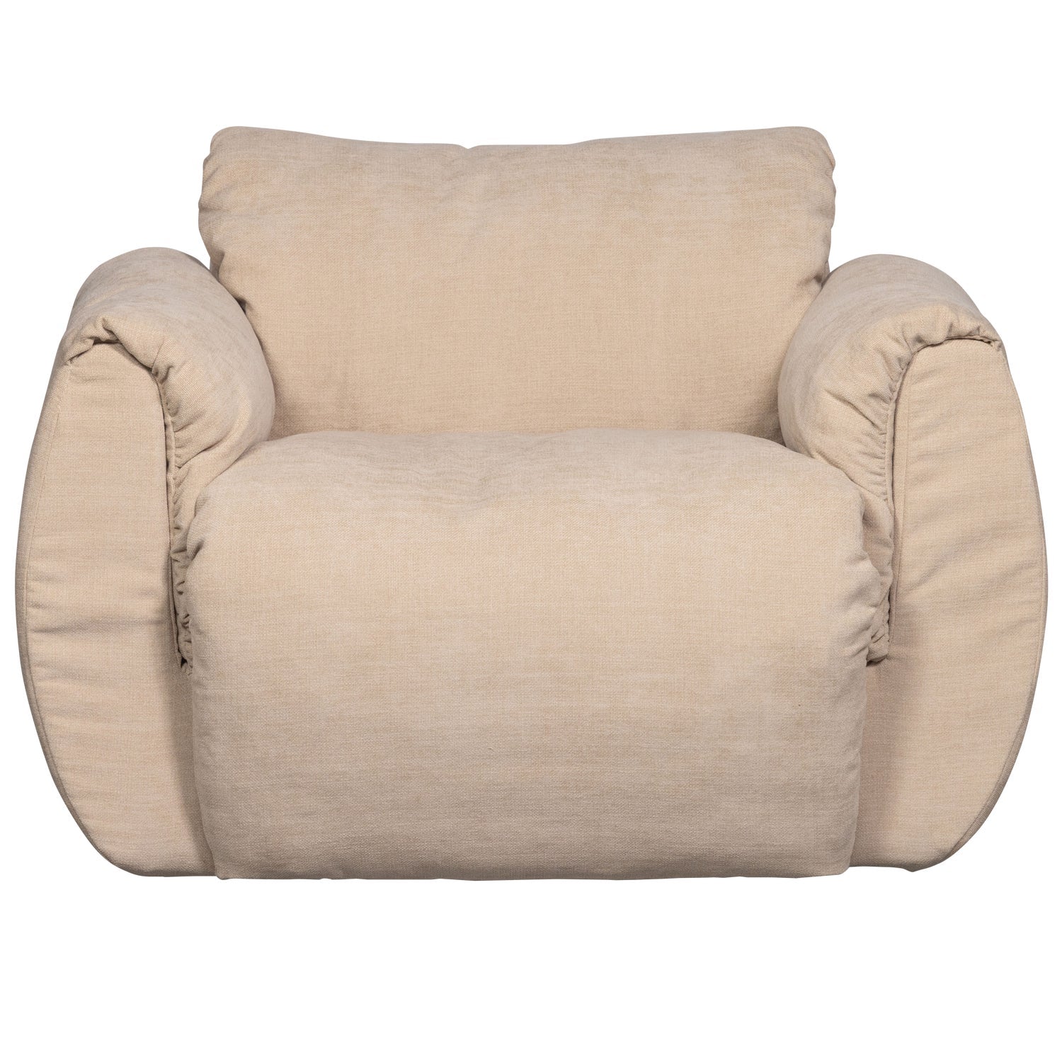 BAGGY swivel armchair sand