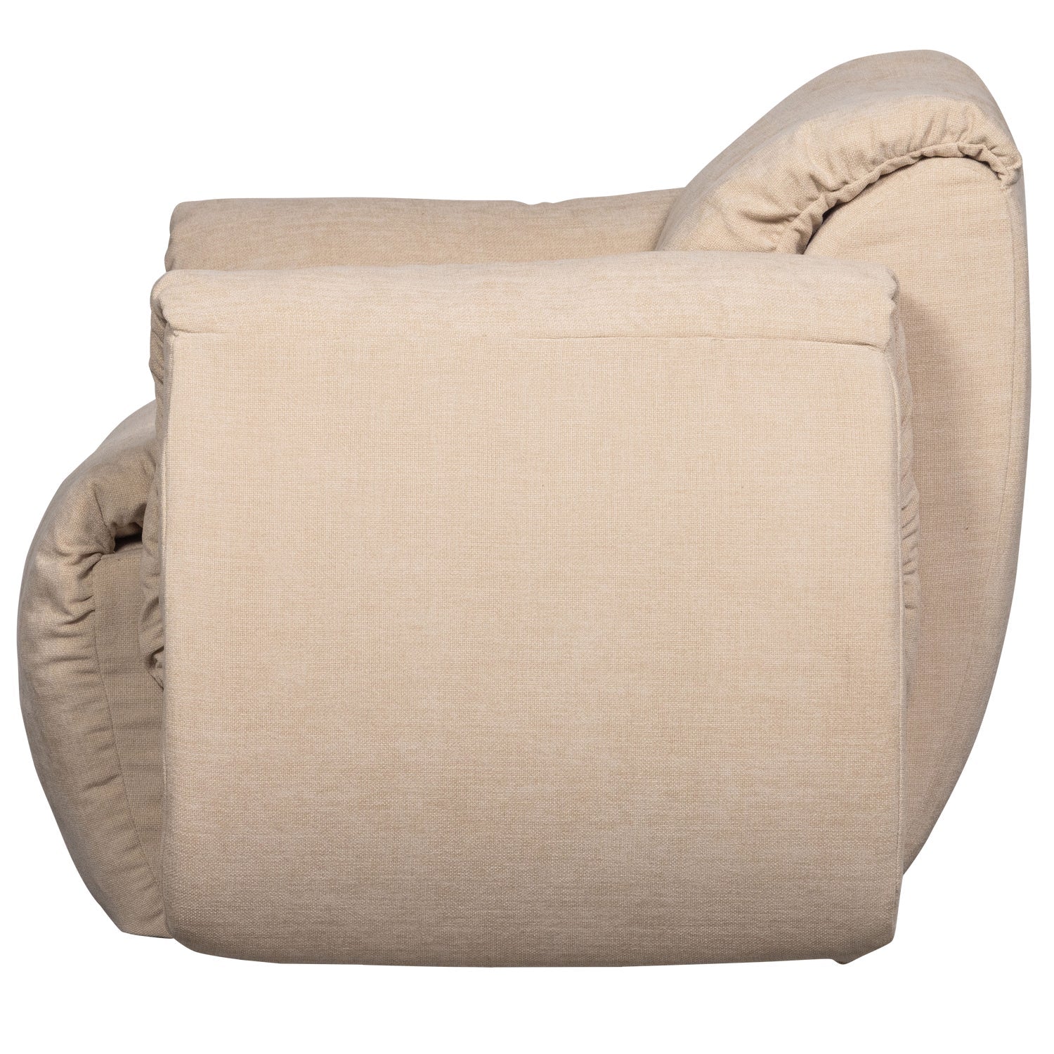 BAGGY swivel armchair sand