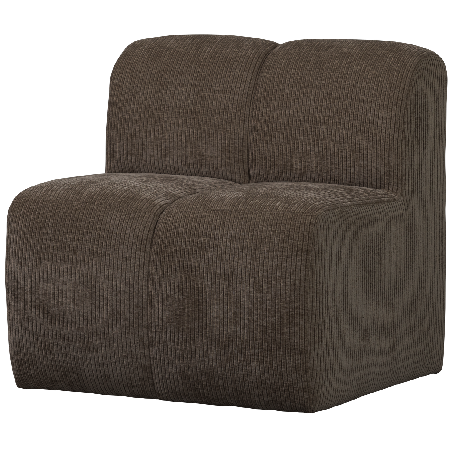 Fotel / modul MOJO BENCH hnedý zamat
