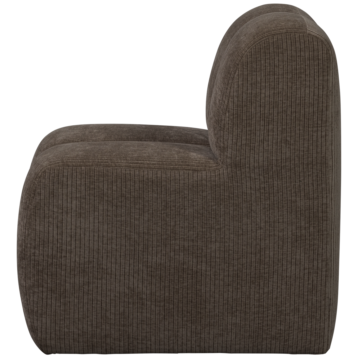 Fotel / modul MOJO BENCH hnedý zamat