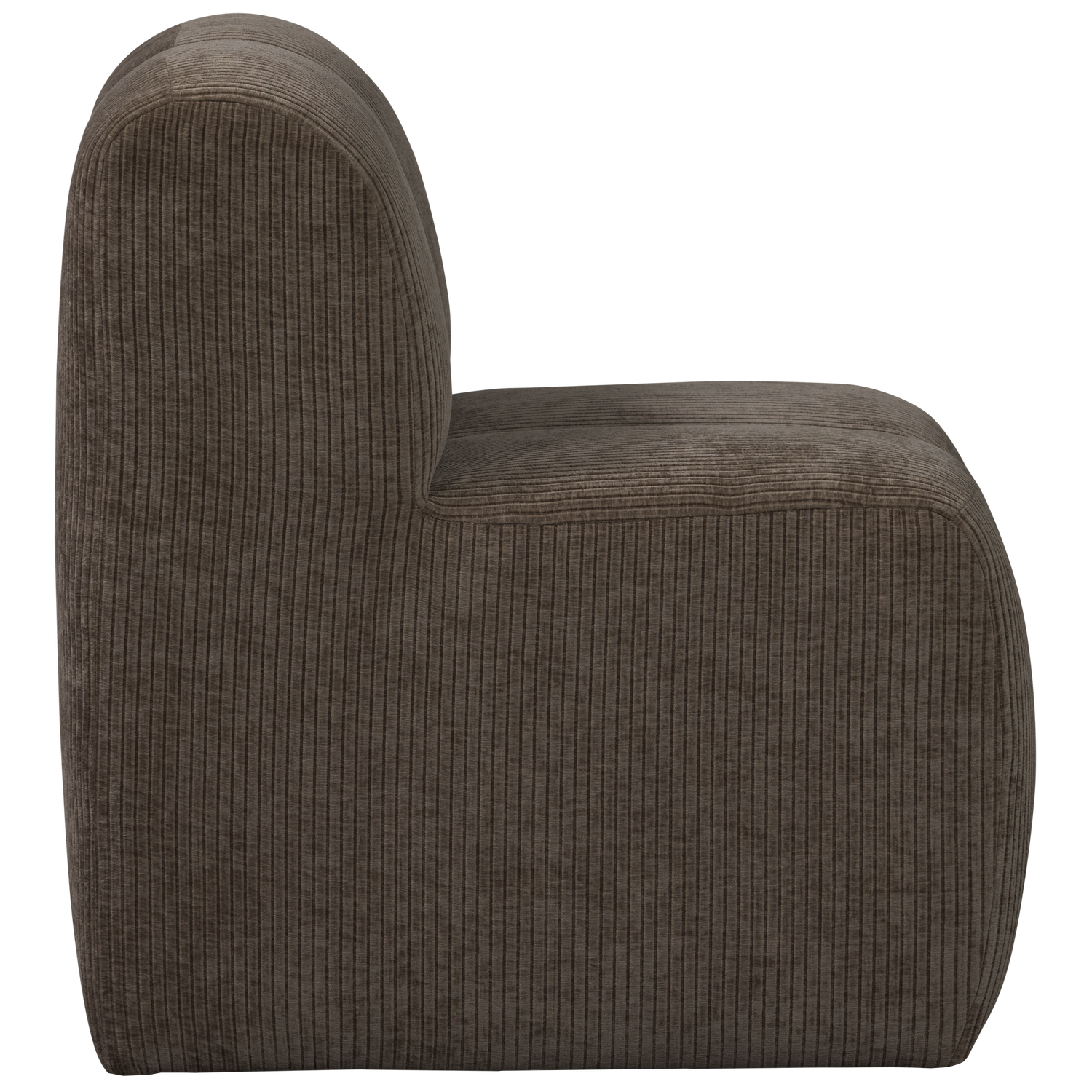 Fotel / modul MOJO BENCH hnedý zamat