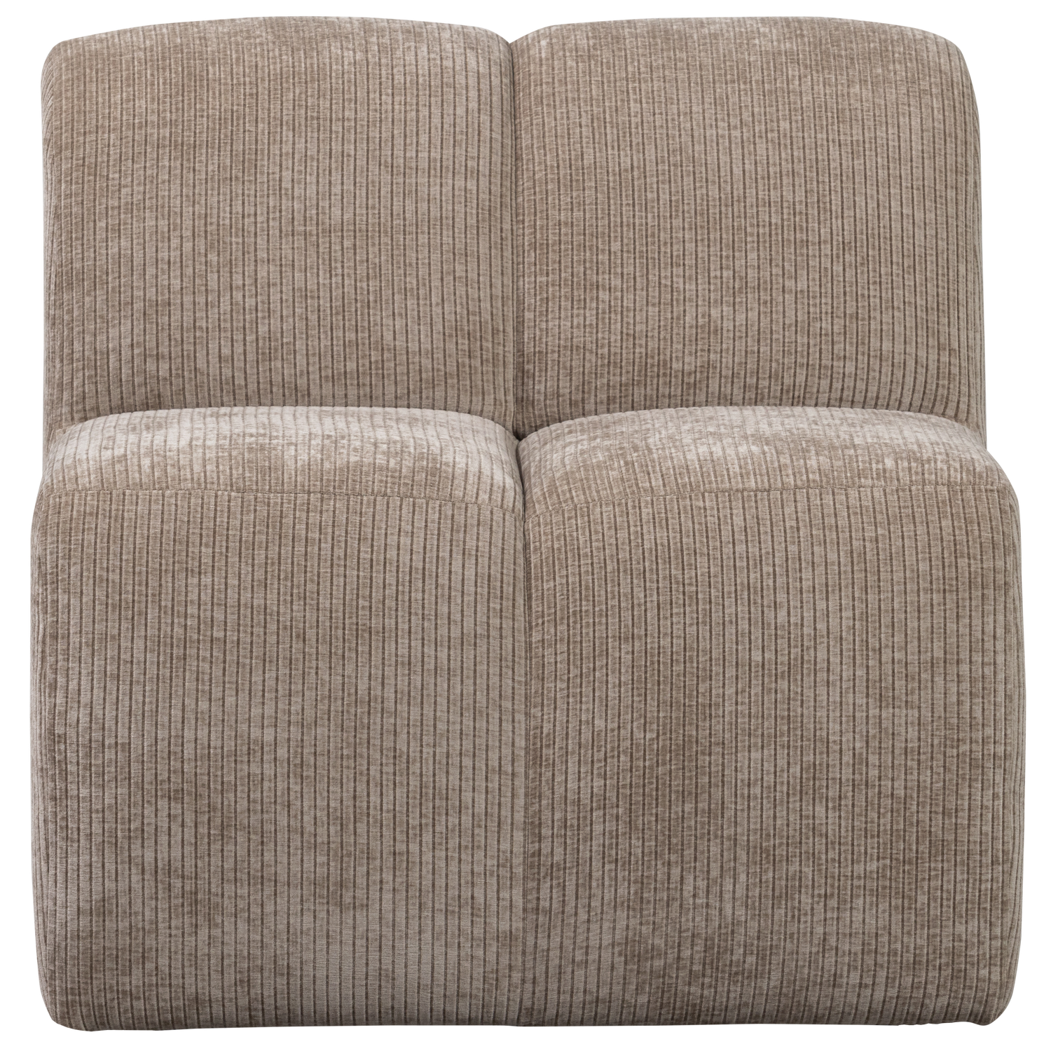 Armchair / MOJO BENCH module sand corduroy