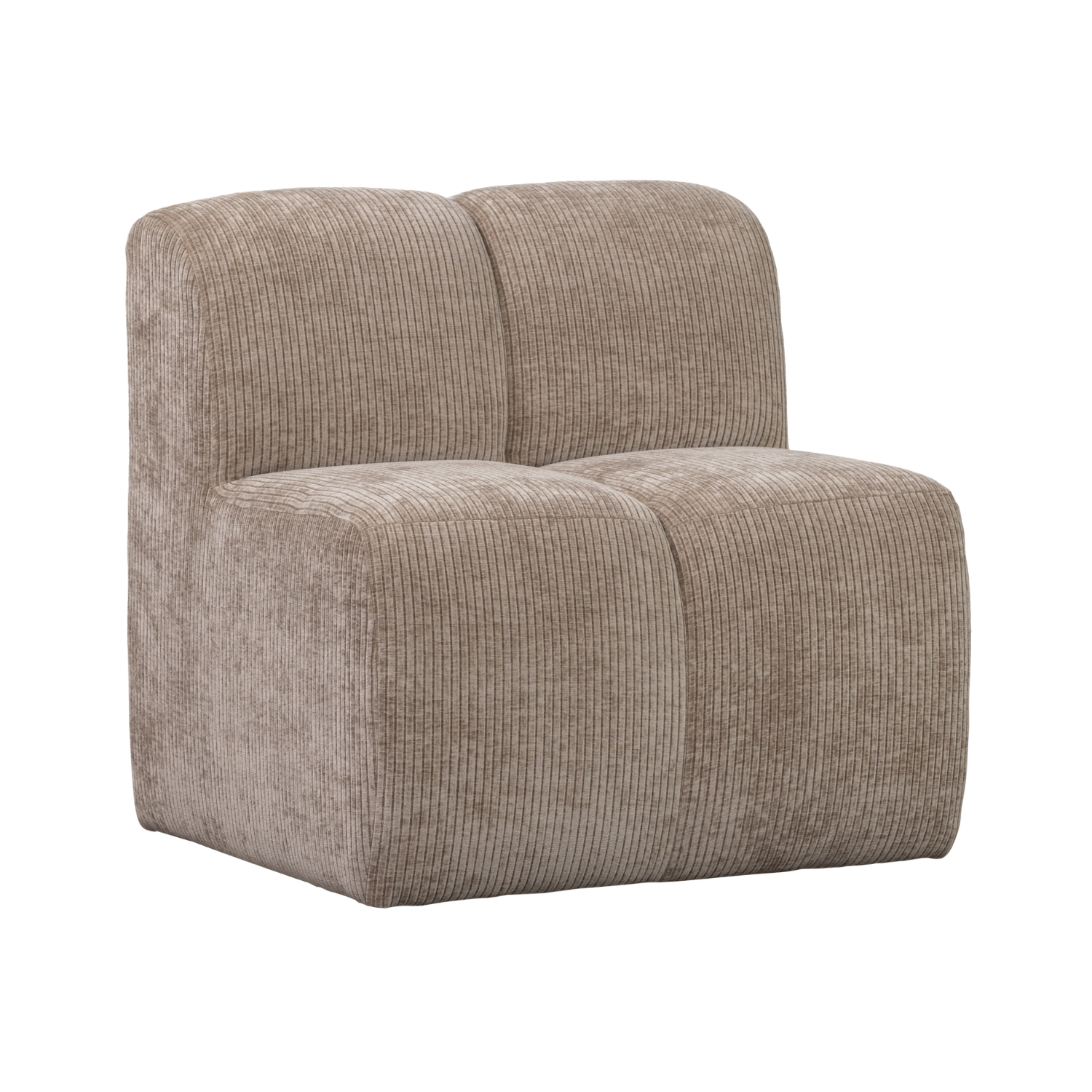 Armchair / MOJO BENCH module sand corduroy