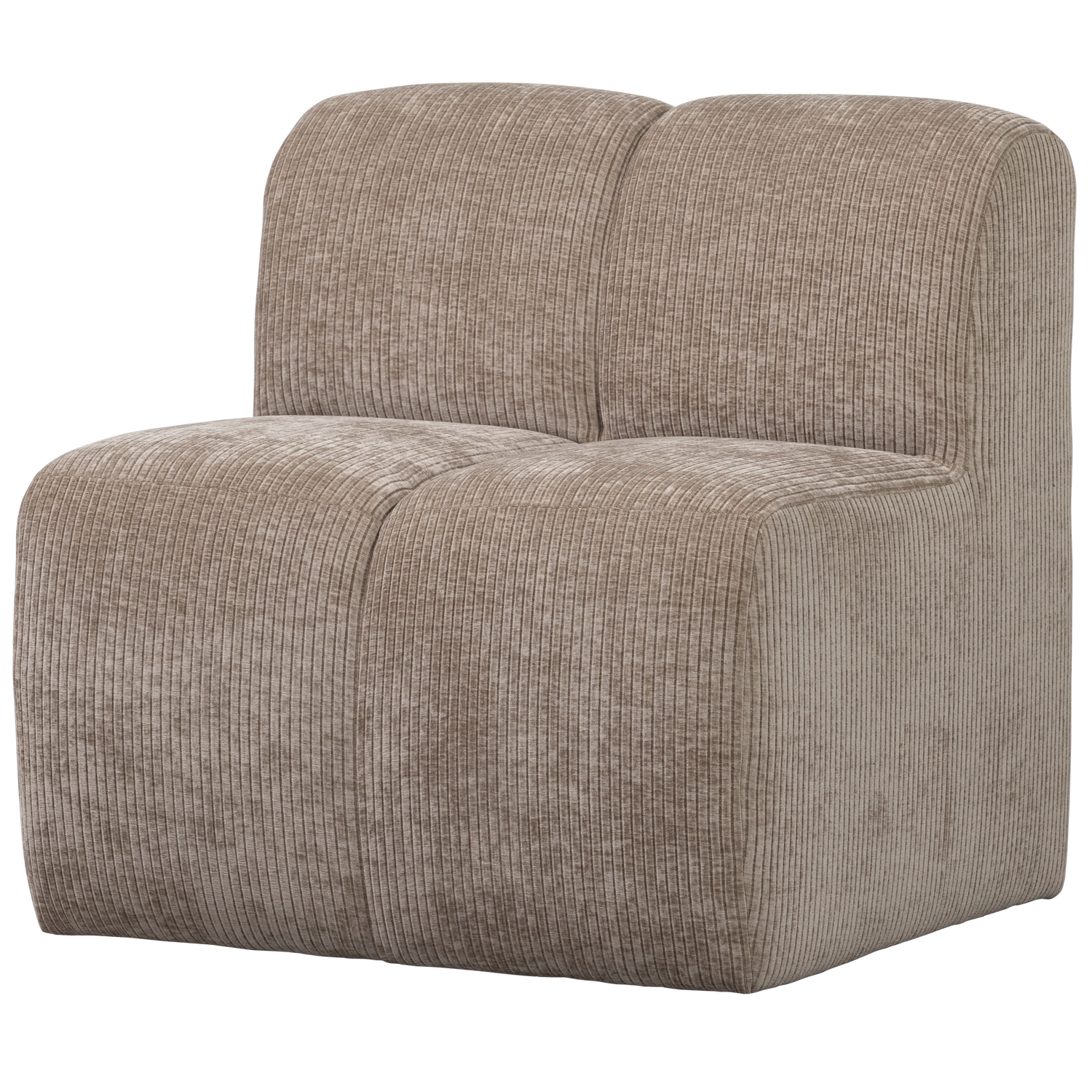 Armchair / MOJO BENCH module sand corduroy