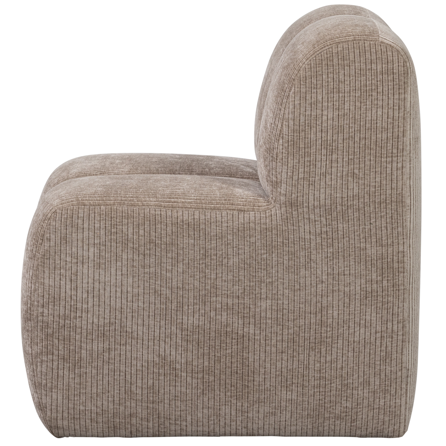 Armchair / MOJO BENCH module sand corduroy