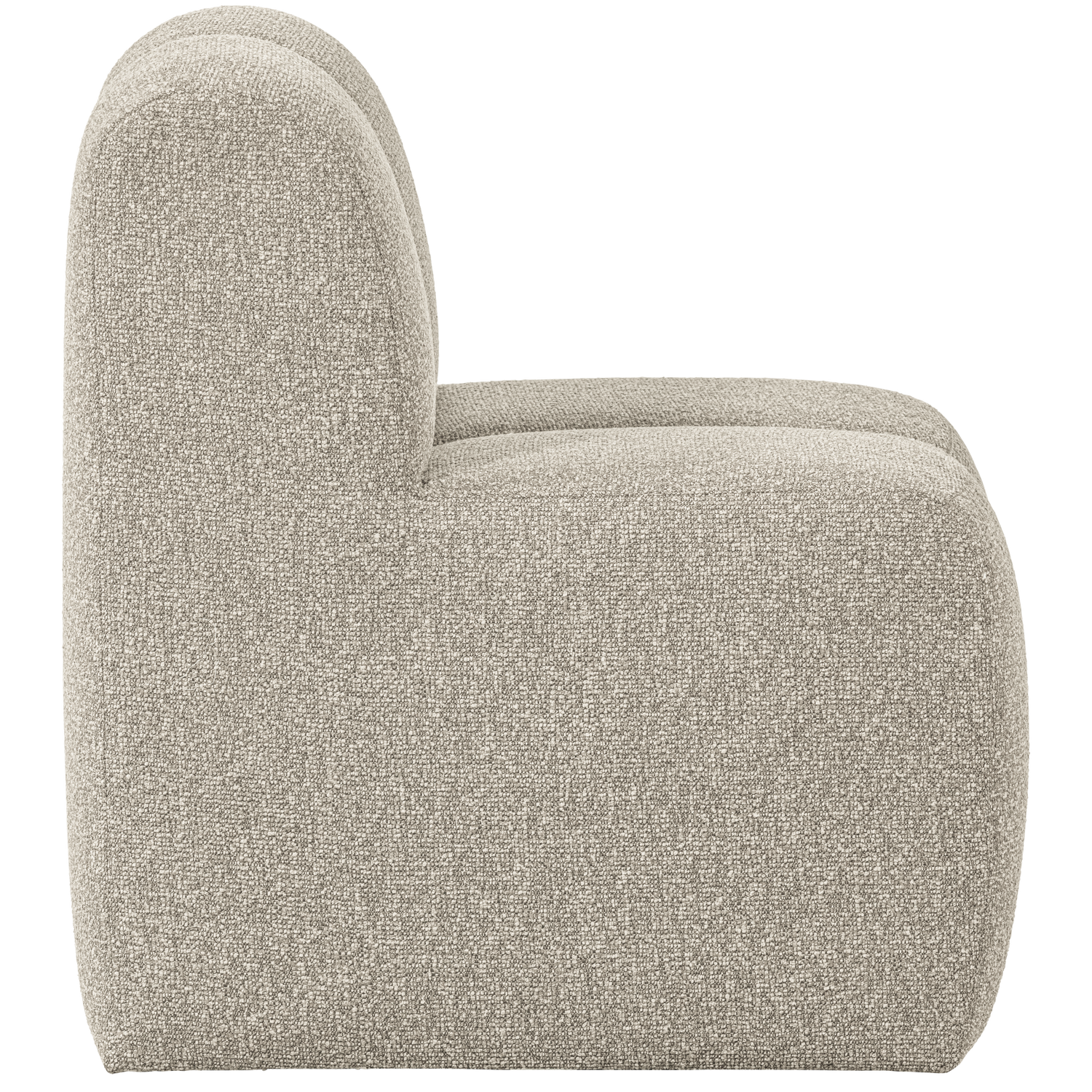 Fotel / modul MOJO BENCH béžový melír boucle