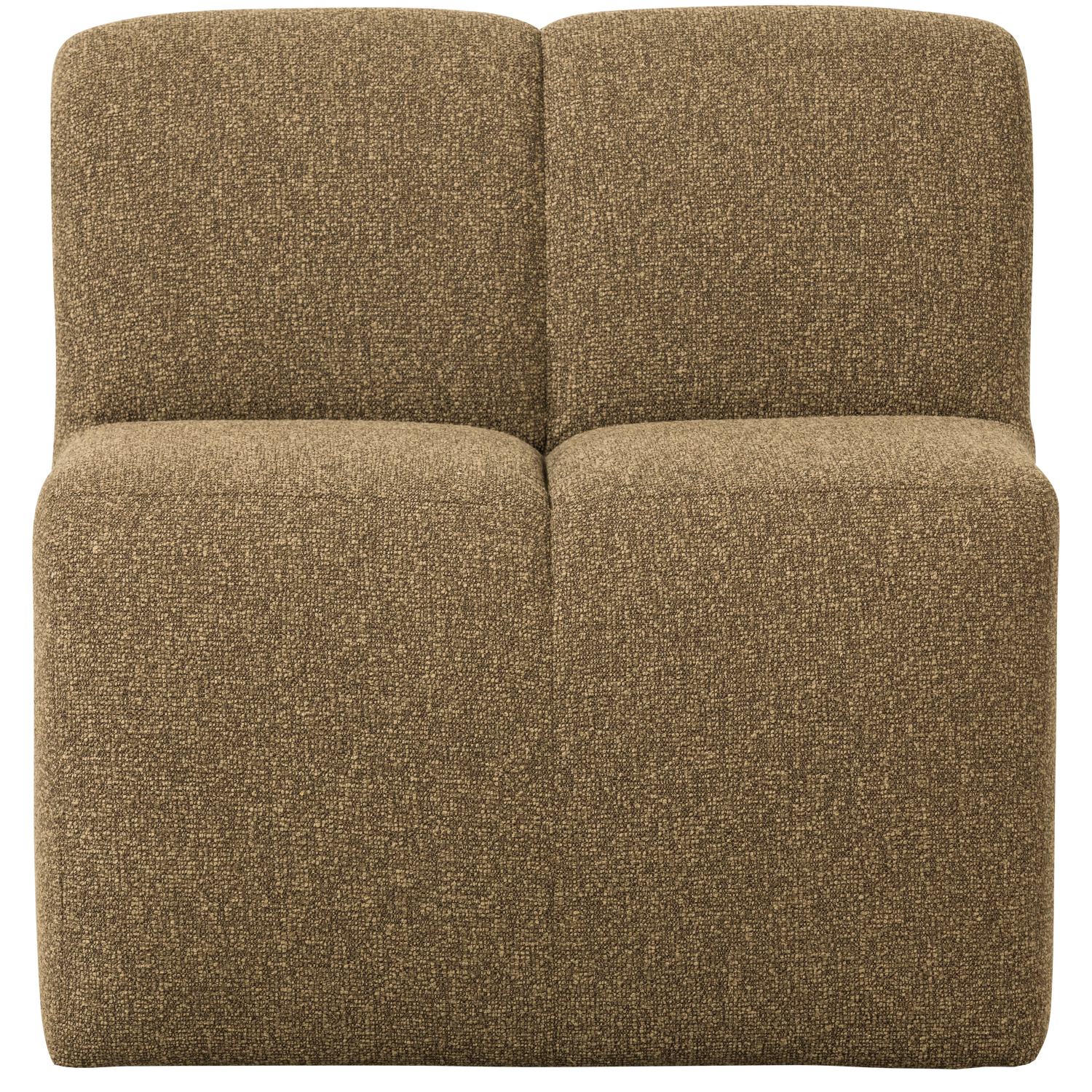 Armchair / MOJO BENCH module honey mélange boucle