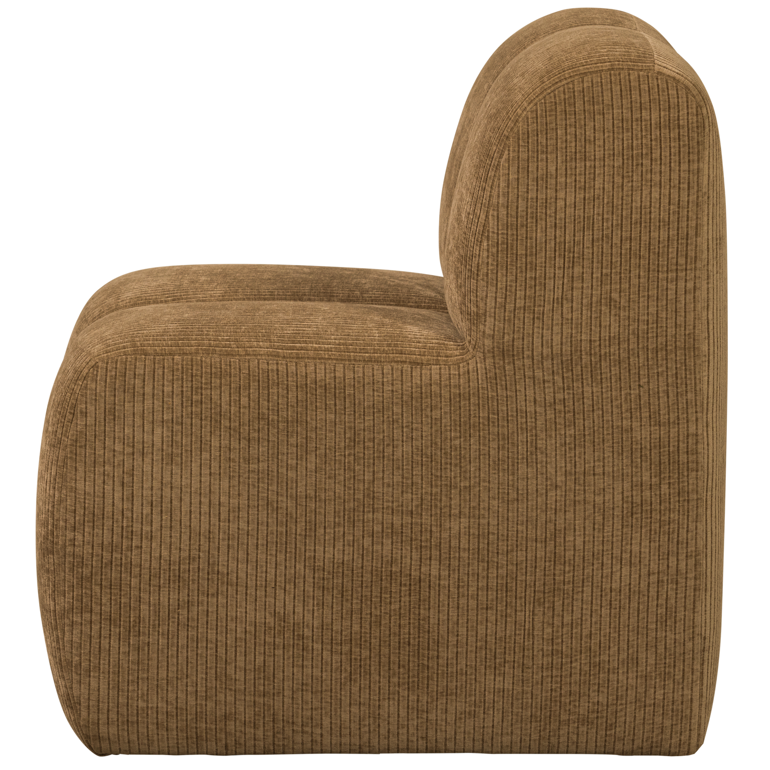 Fotel / modul MOJO BENCH medový zamat