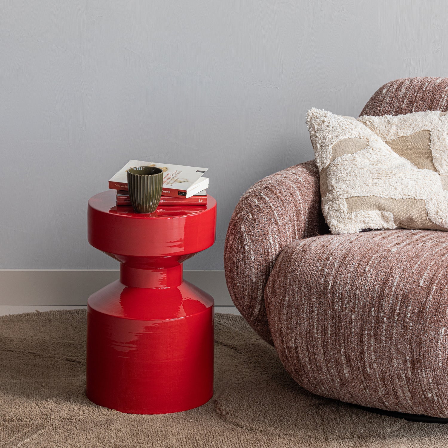 FERRY Red Side Table