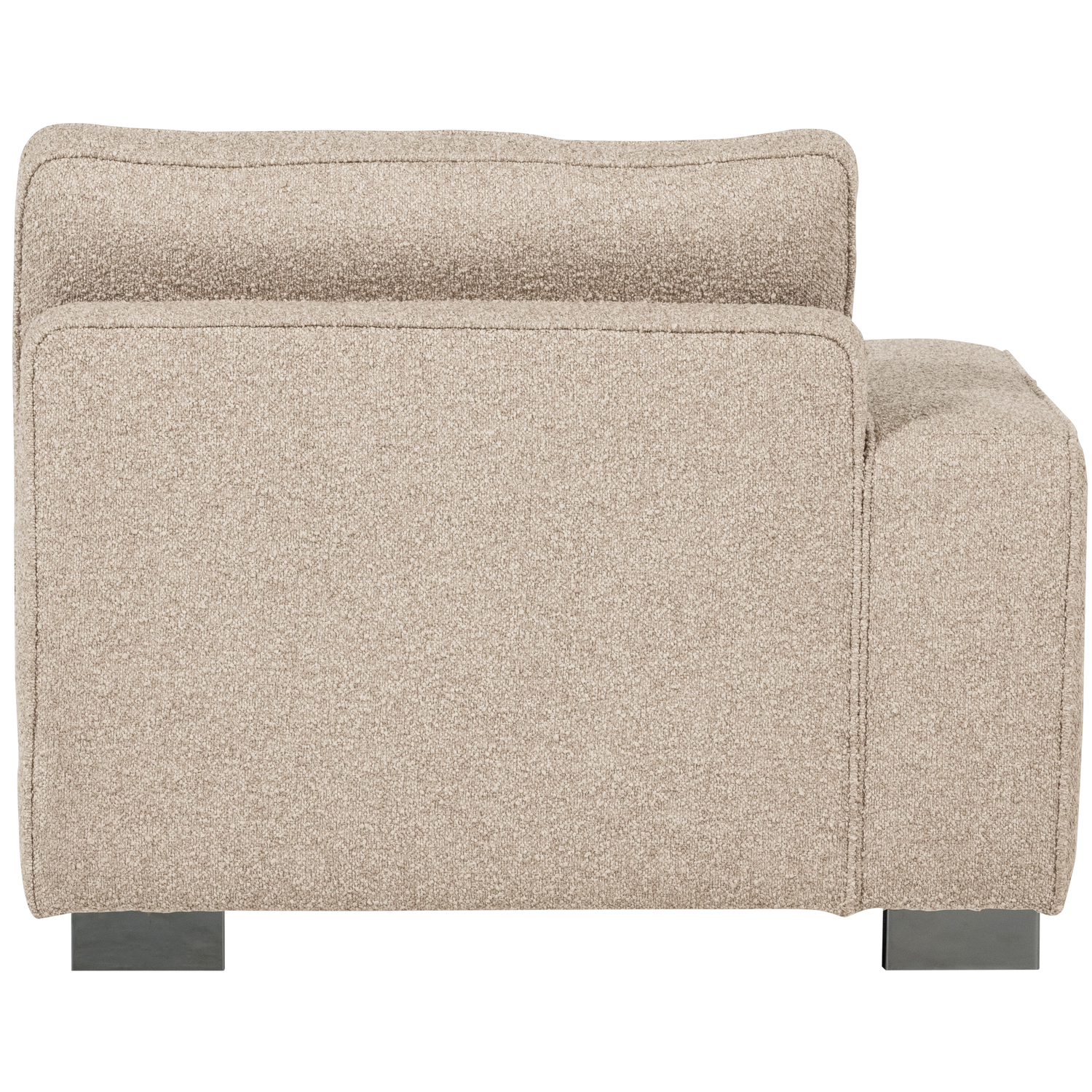 Sofa LAZY - modul koncový ľavostranný pieskový bouclé