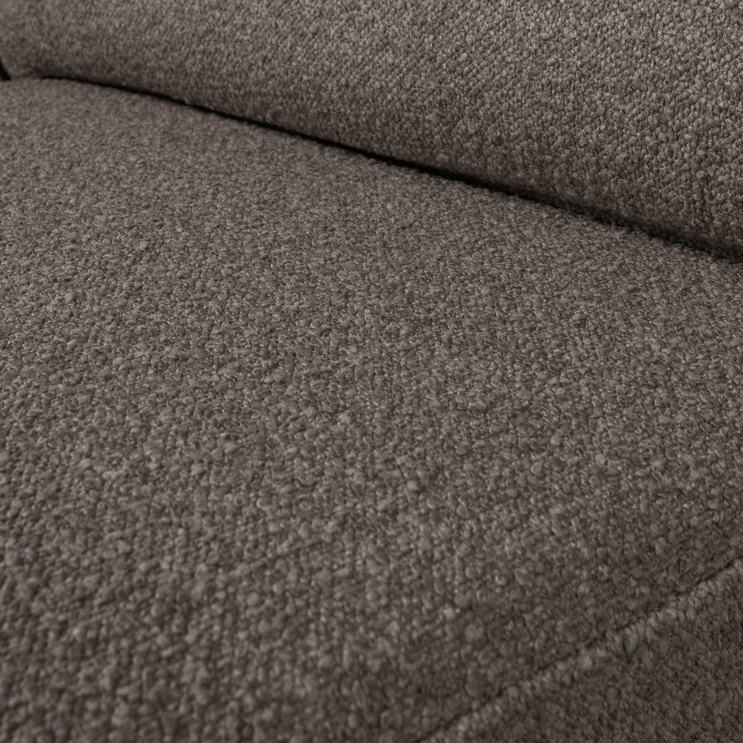 Sofa LAZY - pravý koncový modul antracitový bouclé