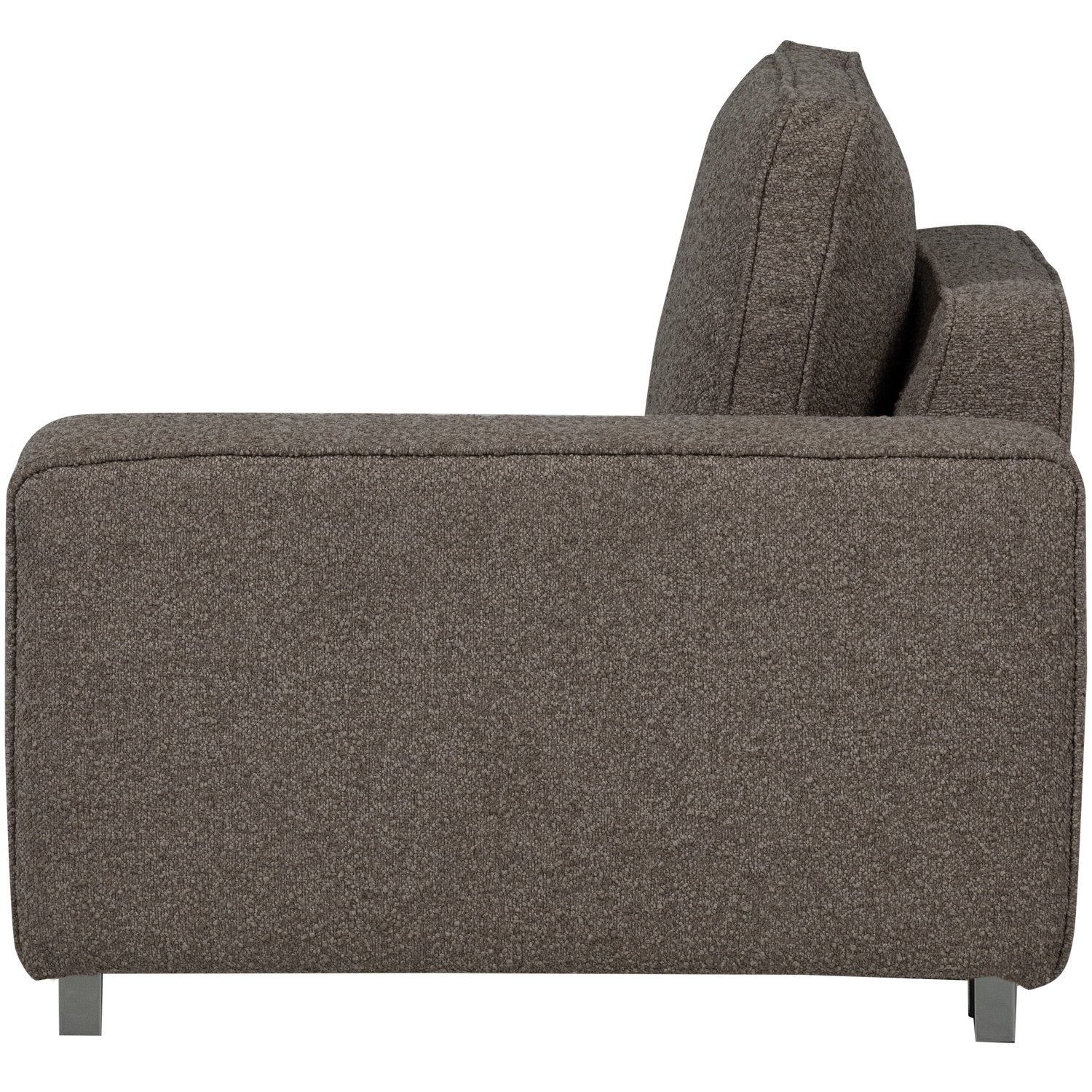 Sofa LAZY - pravý koncový modul antracitový bouclé