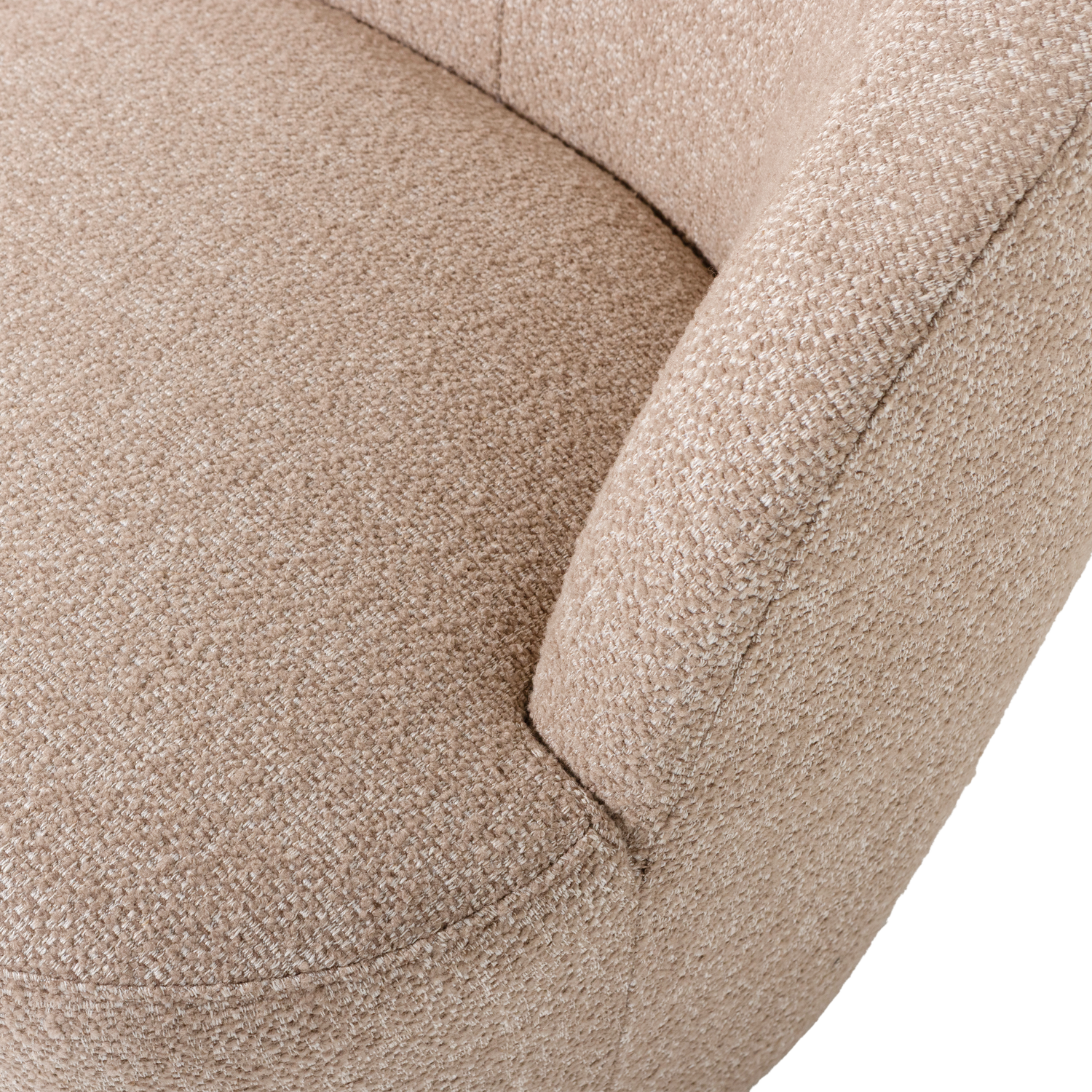 SERRA Beige Swivel Armchair