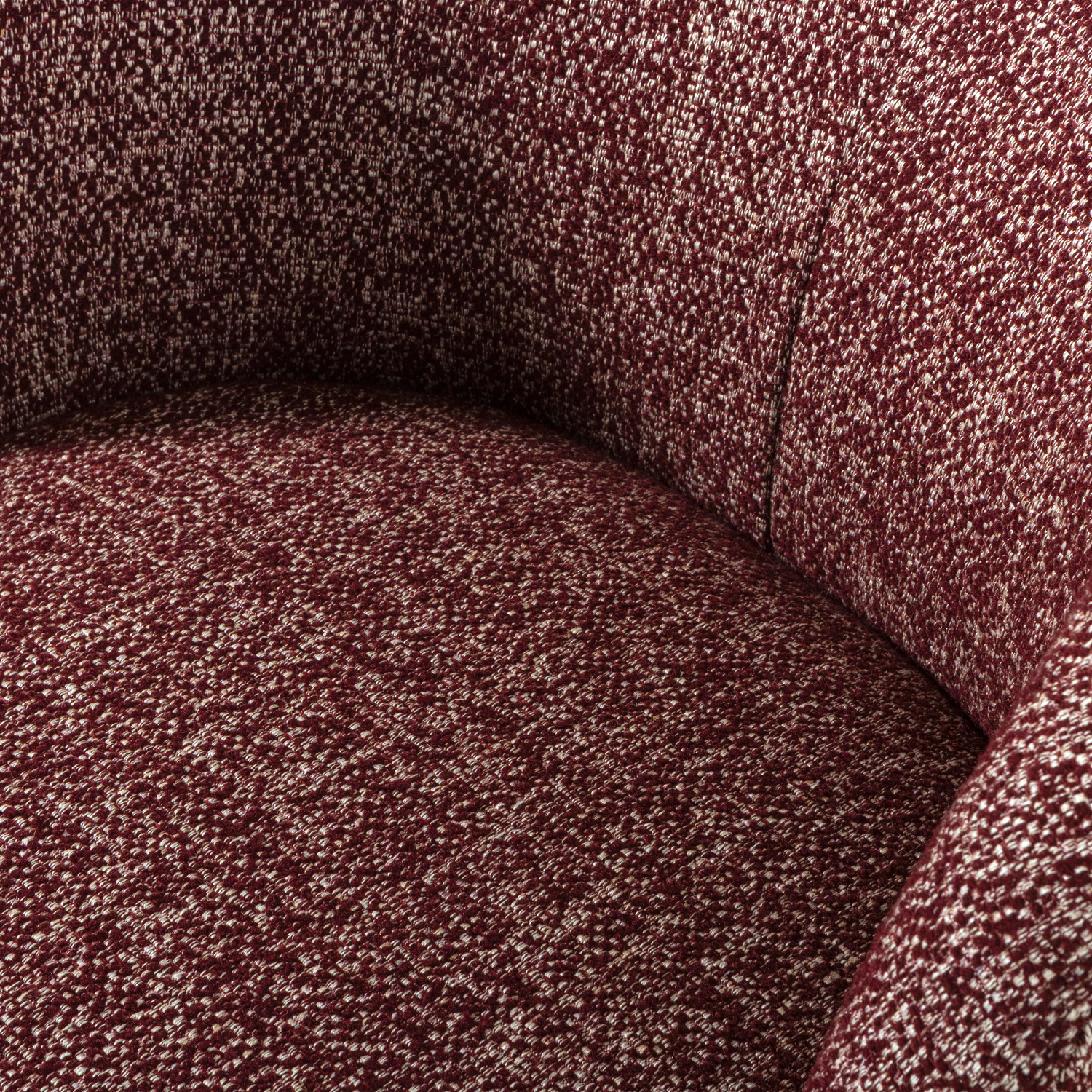 SERRA Burgundy Swivel Armchair
