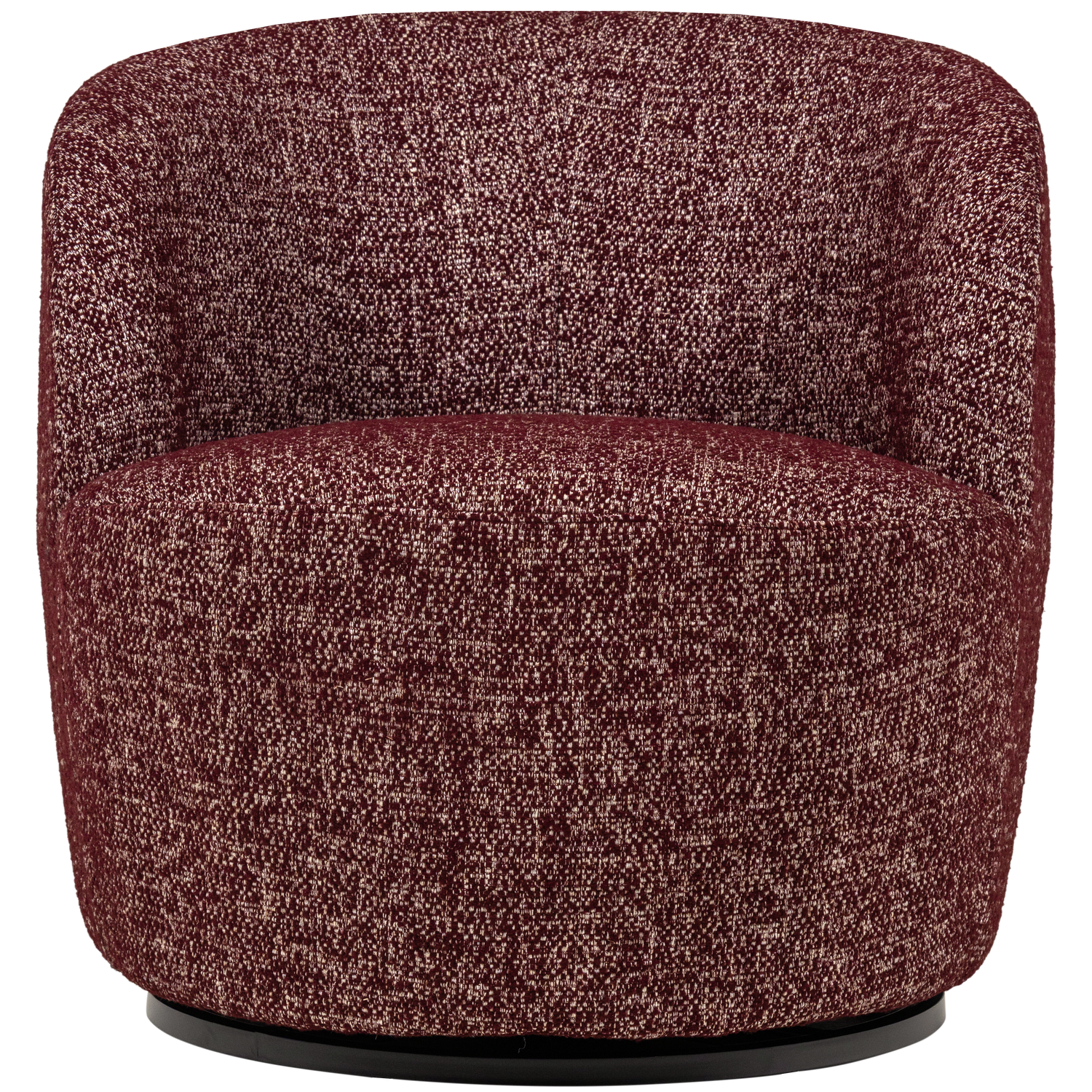 SERRA Burgundy Swivel Armchair