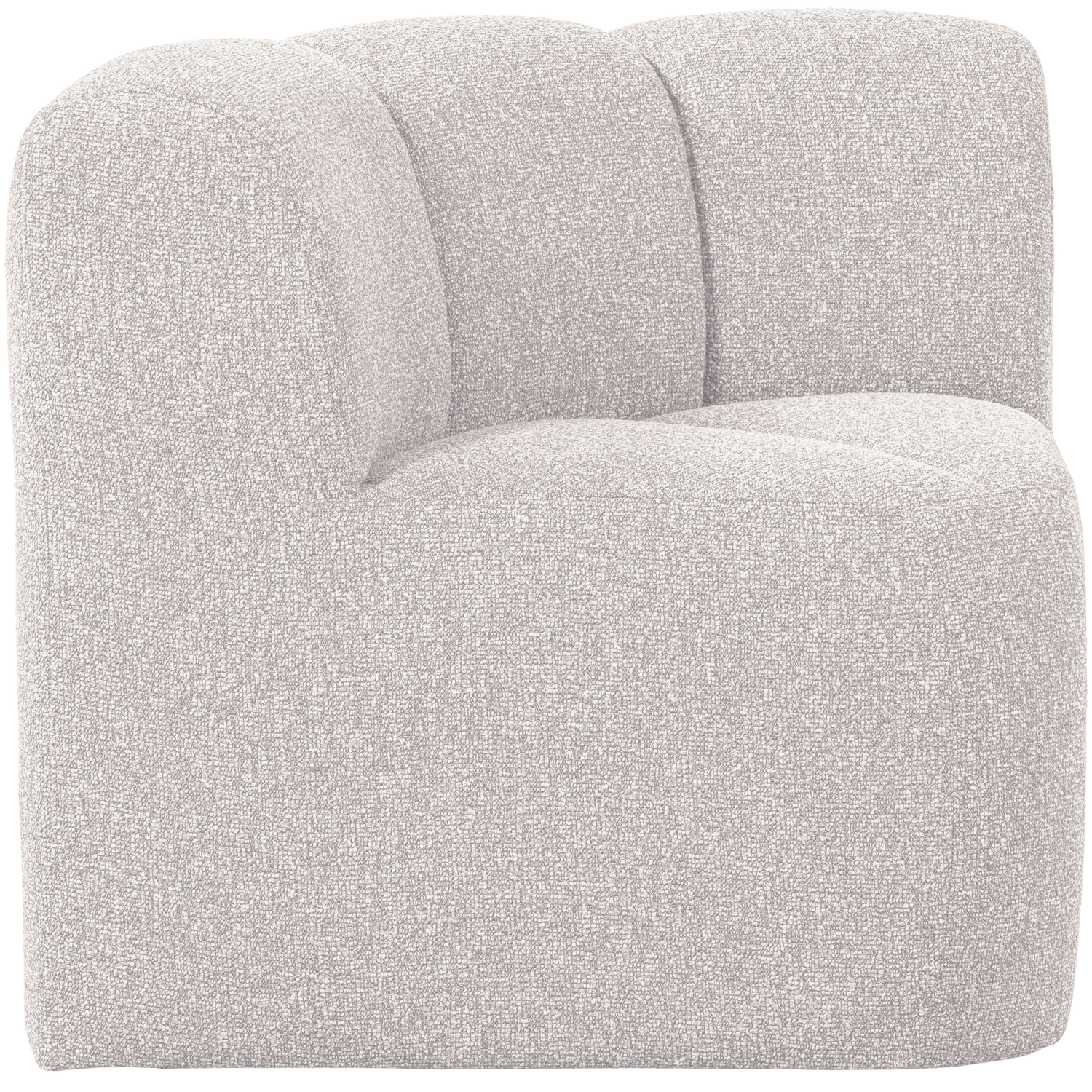 MOJO BENCH Modular Sofa - Ecru Mélange Boucle Corner Element