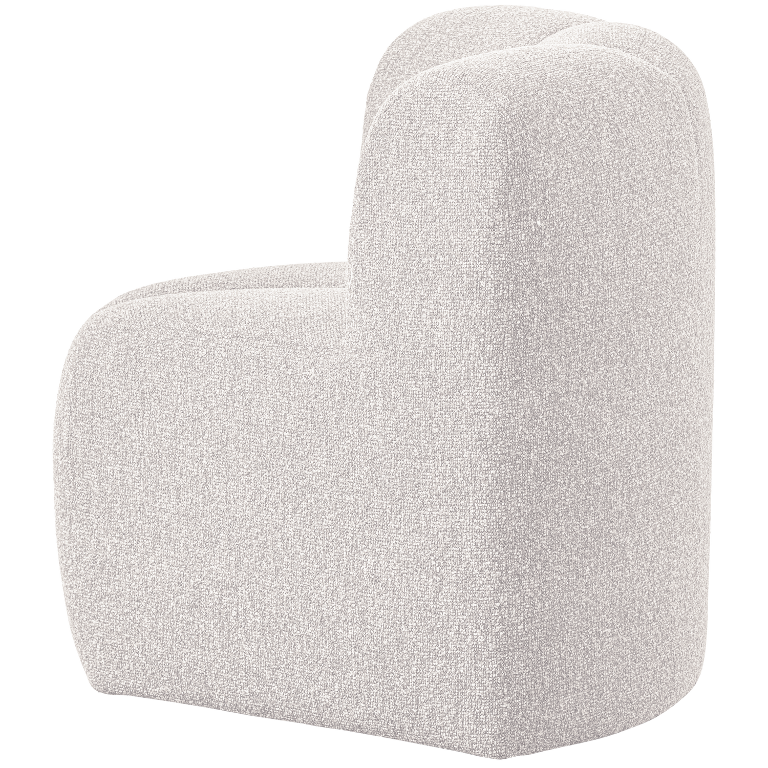 MOJO BENCH Modular Sofa - Ecru Mélange Boucle Corner Element