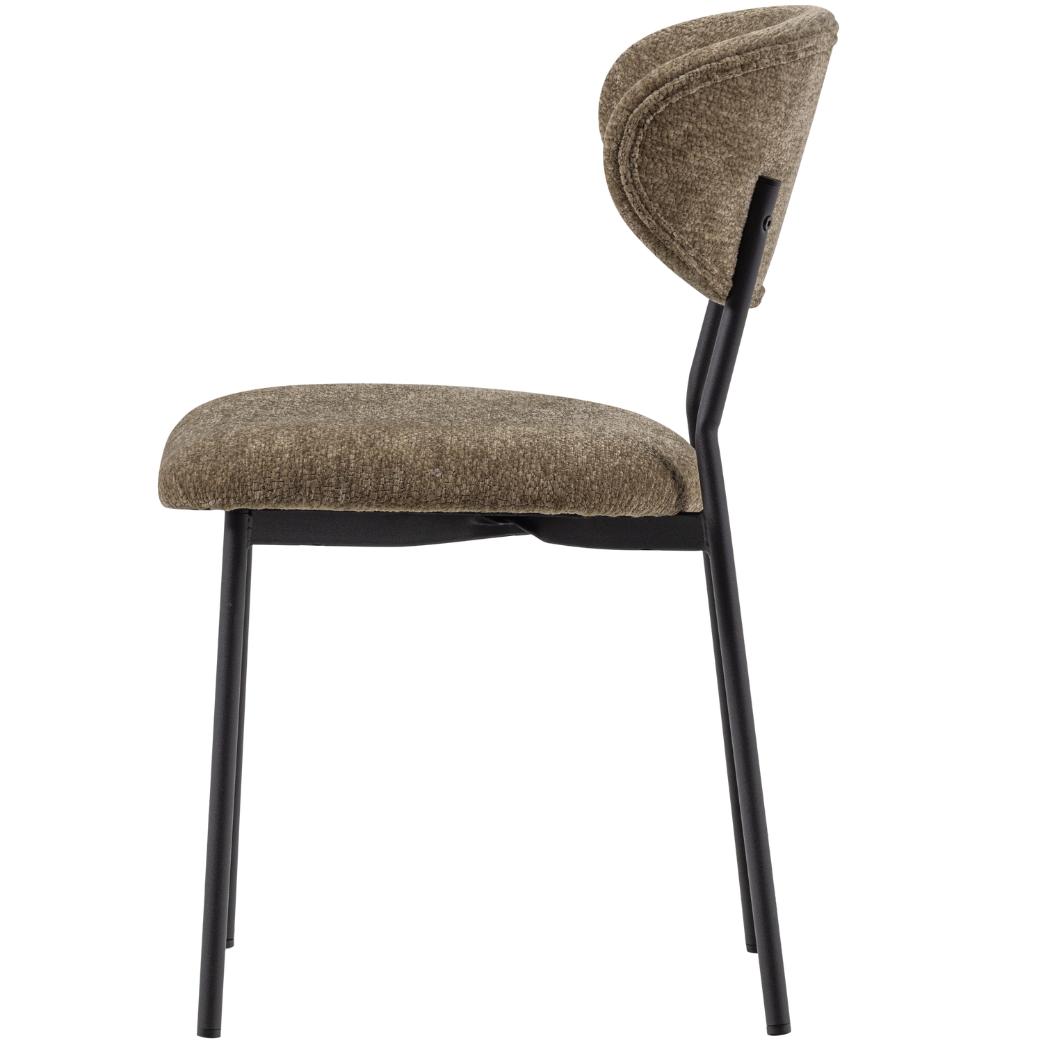 KJELD Chair in Green Chenille
