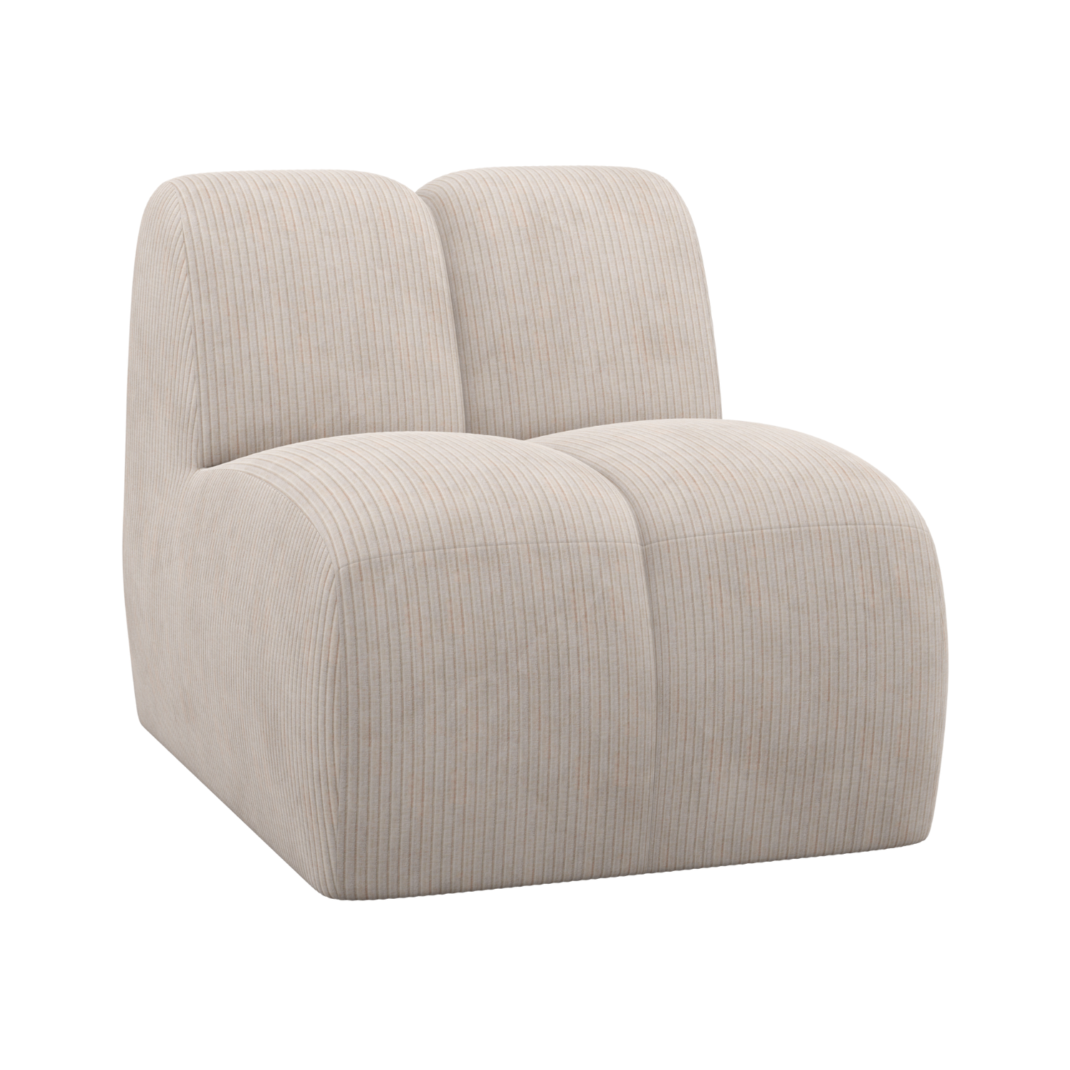 Fotel / modul MOJO ecru zamat