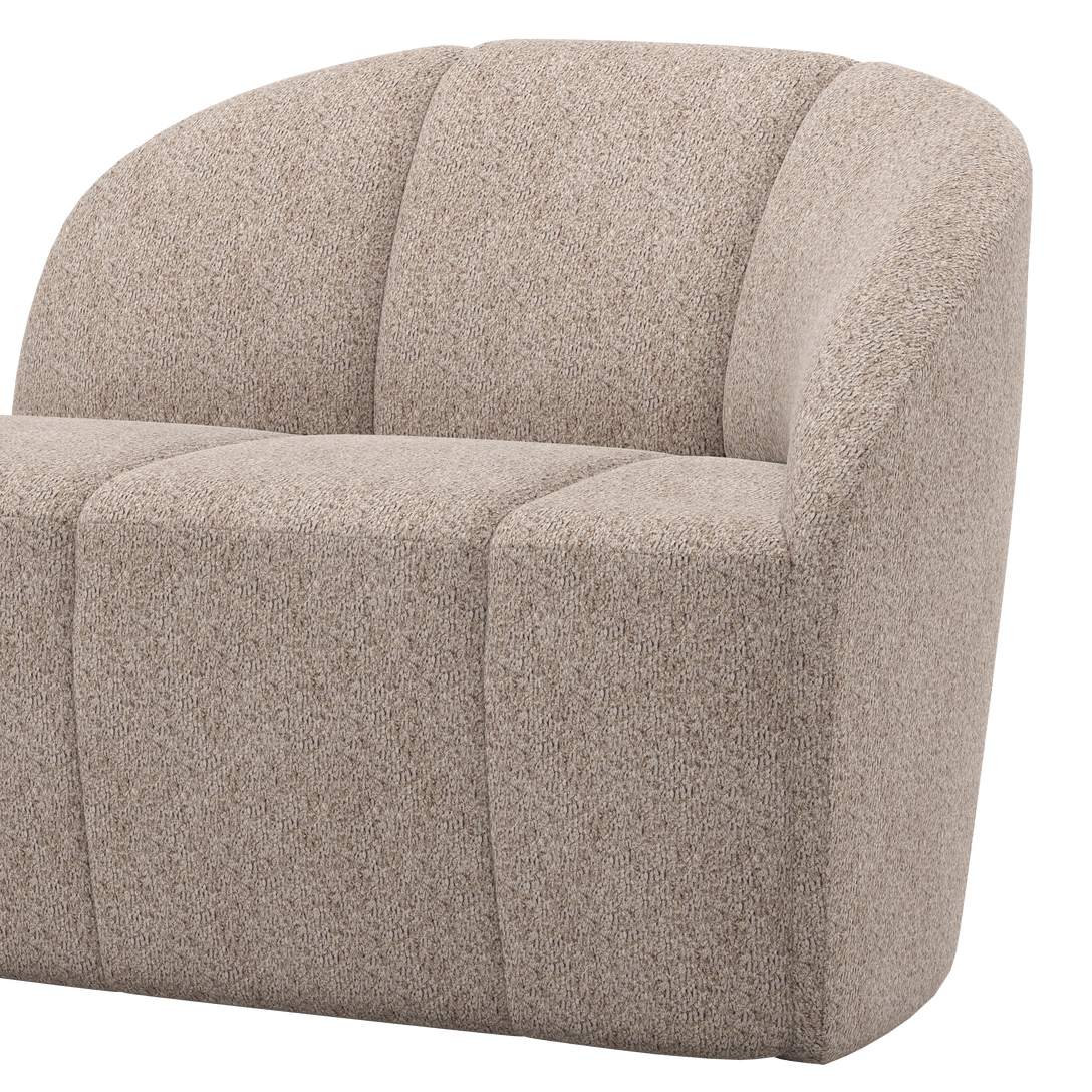 Sofa pravostranná 2-osobová MOJO pieskový baránok
